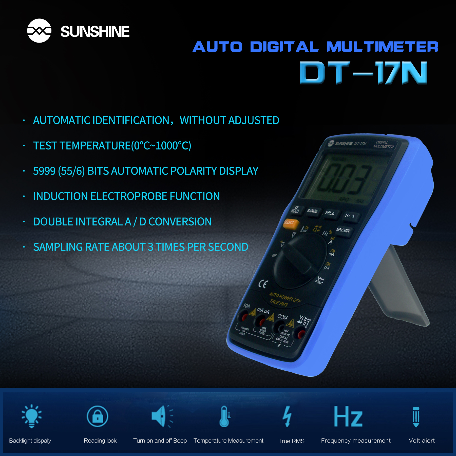 SUNSHINE DT-17N Digital Multitester