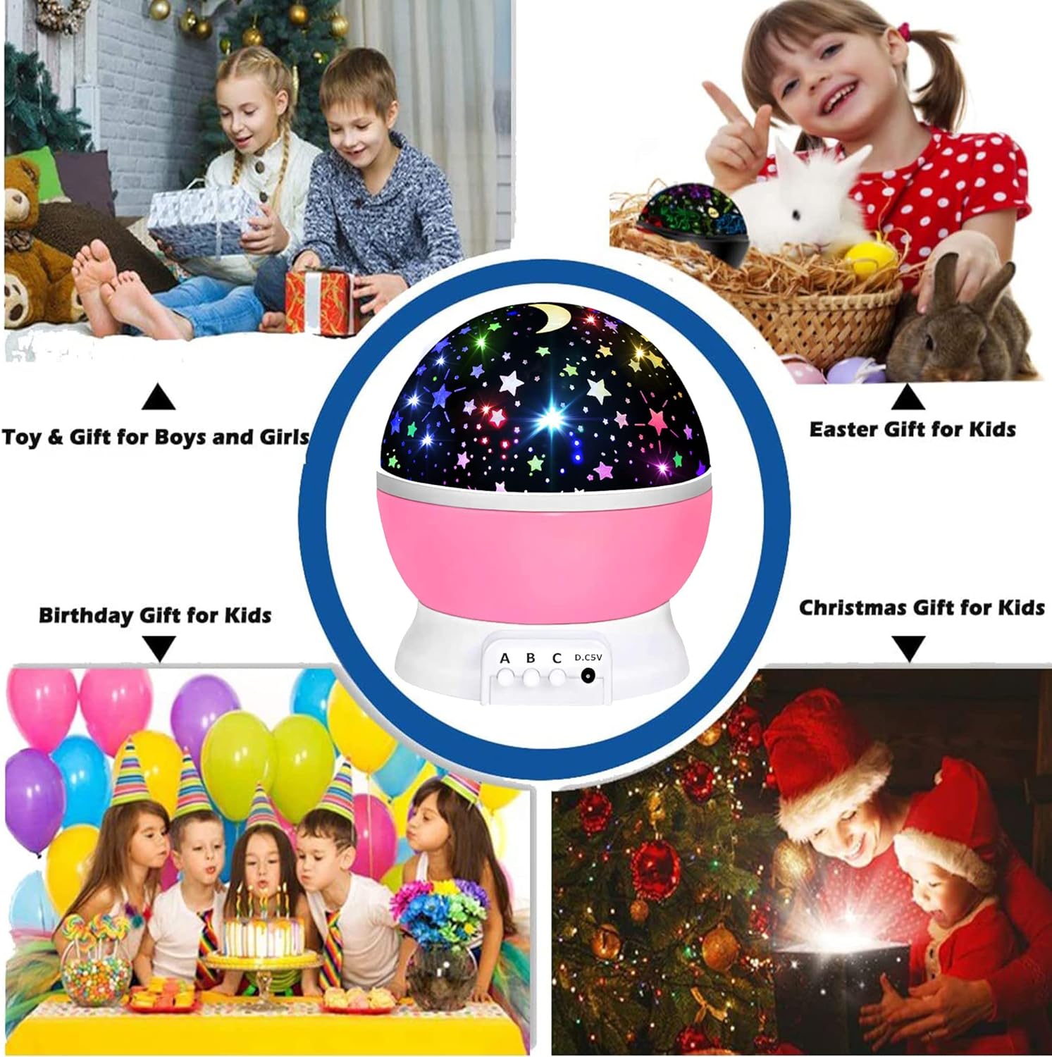 Toys for 1-10 Year Old Girls,Star Projector for Kids 2-9 Year Old Girl Gifts Toys for 3-8 Year Old Girls Christmas Gifts for 4-7 Year Old Boys Birthday Gifts Stocking Stuffers for Kids