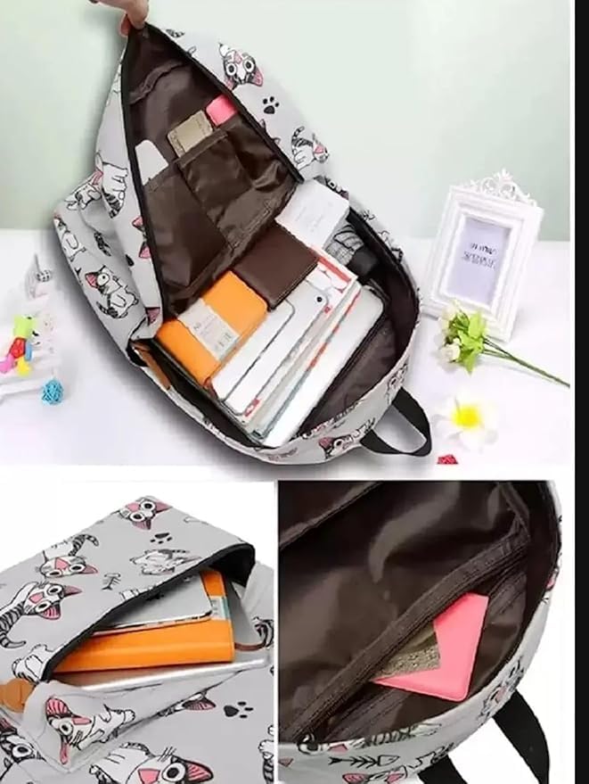 Cute Cat Pattern Backpack