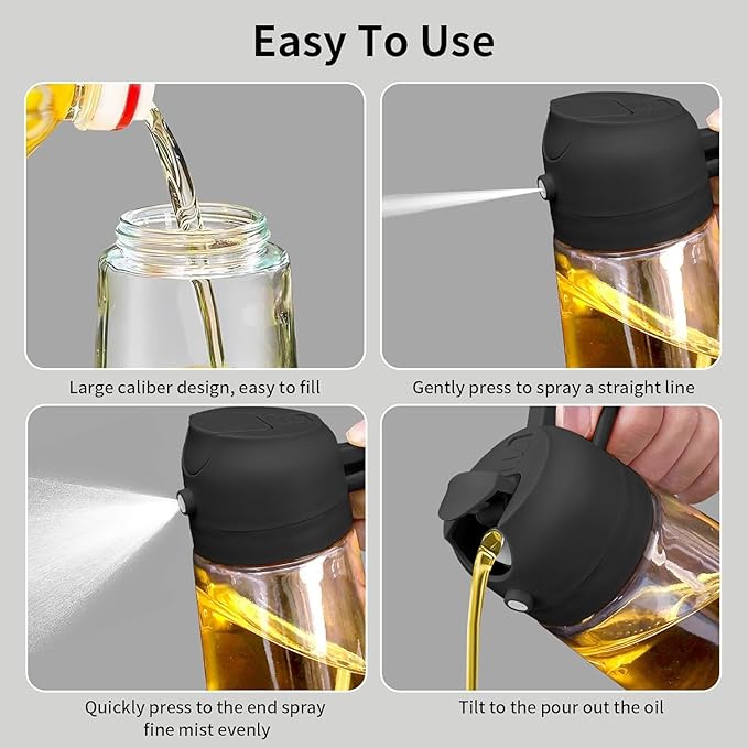 Glass Oil Dispenser Bottle