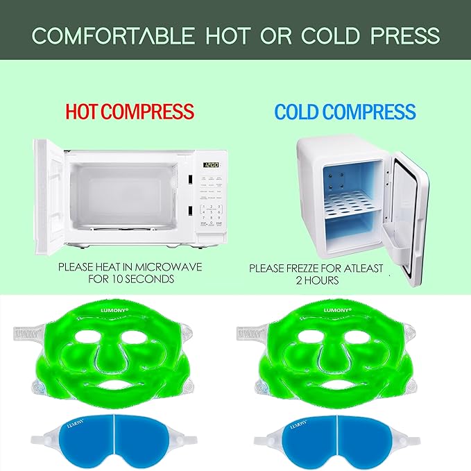 Reusable Gel Ice Packs Set