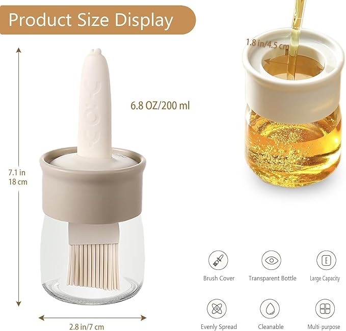 Silicone Oil Brush Dispenser