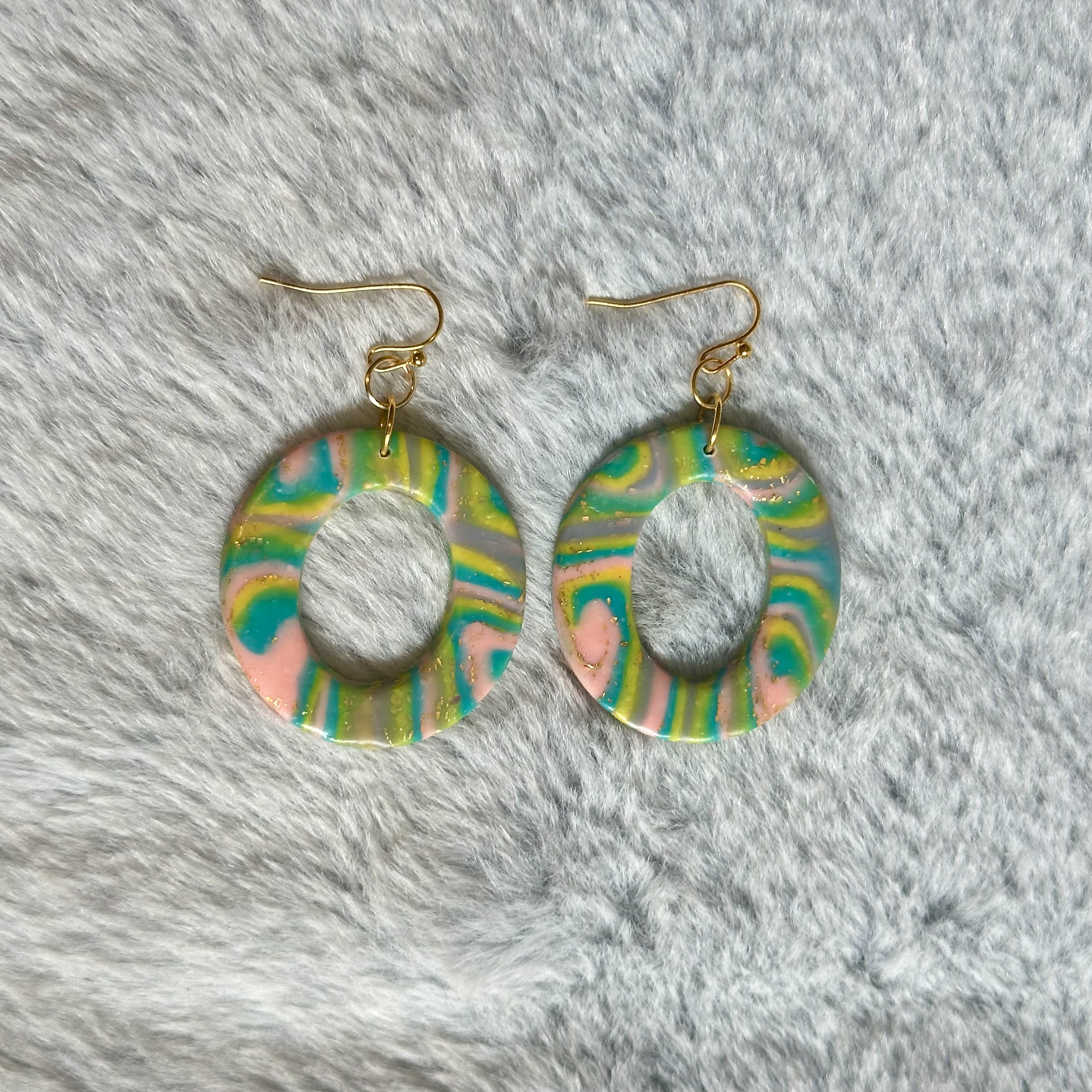 Colorful Hoop Earrings