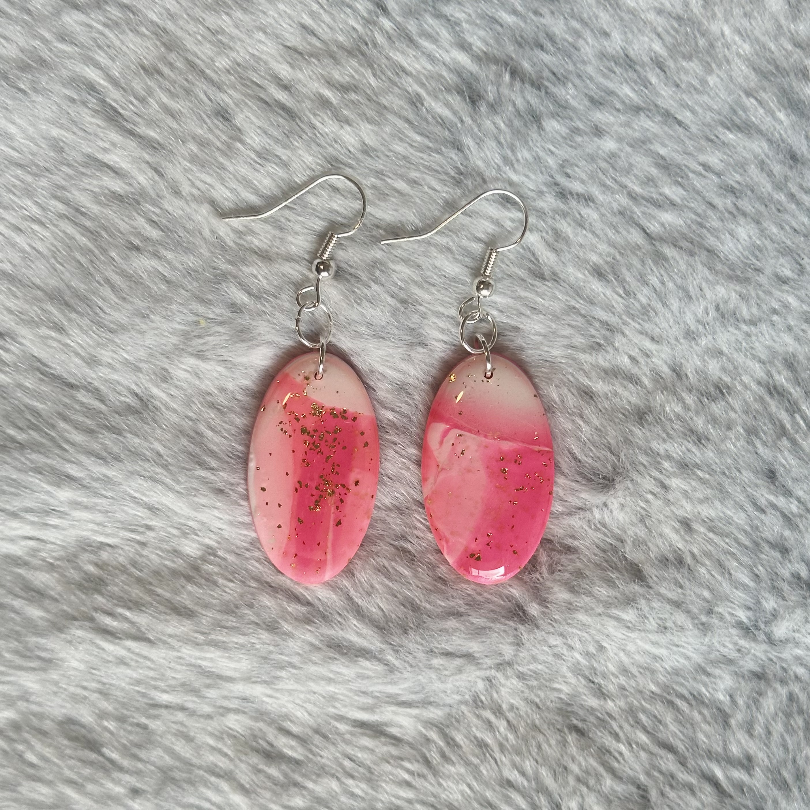 Pink Dangle Earrings