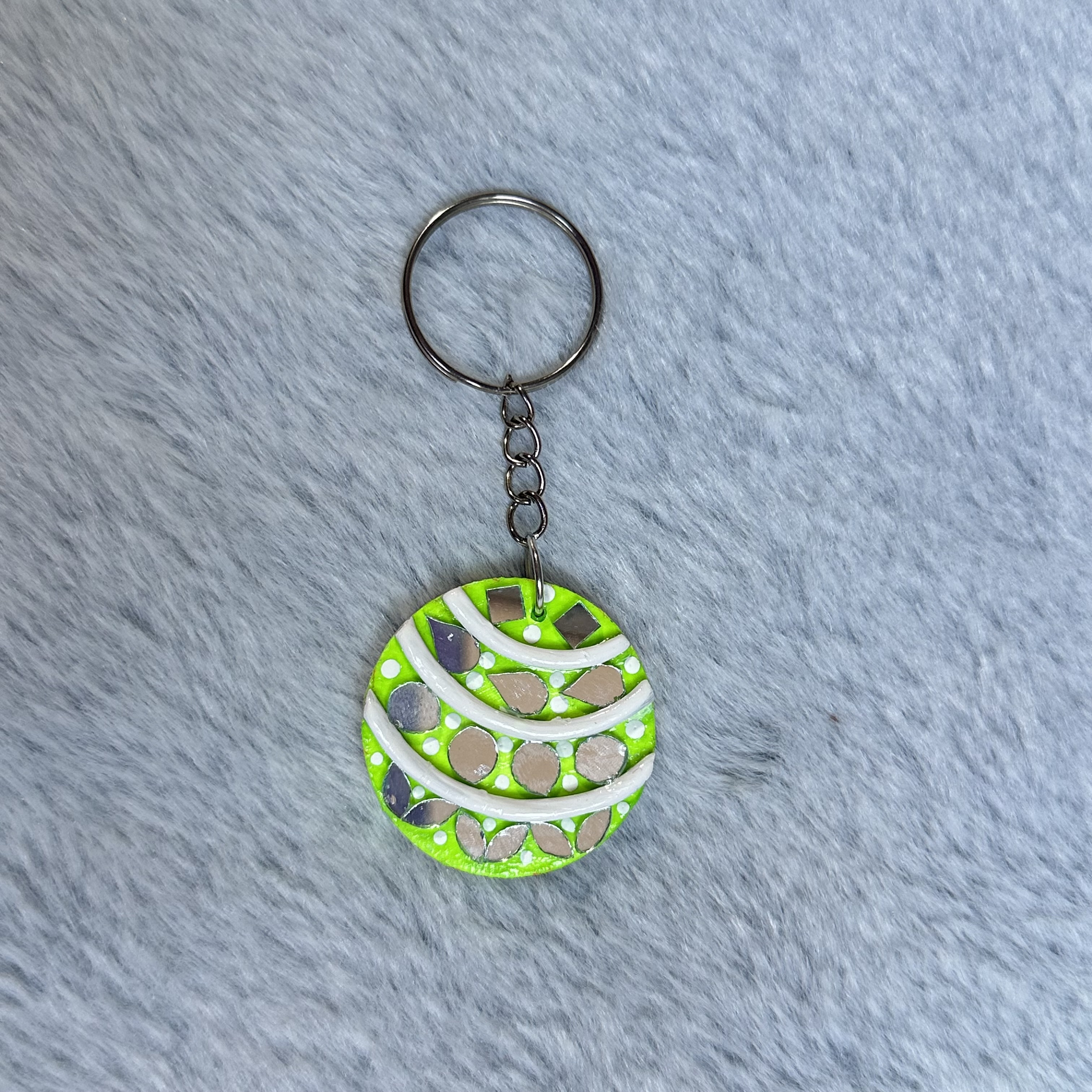 Handmade Green Keychain