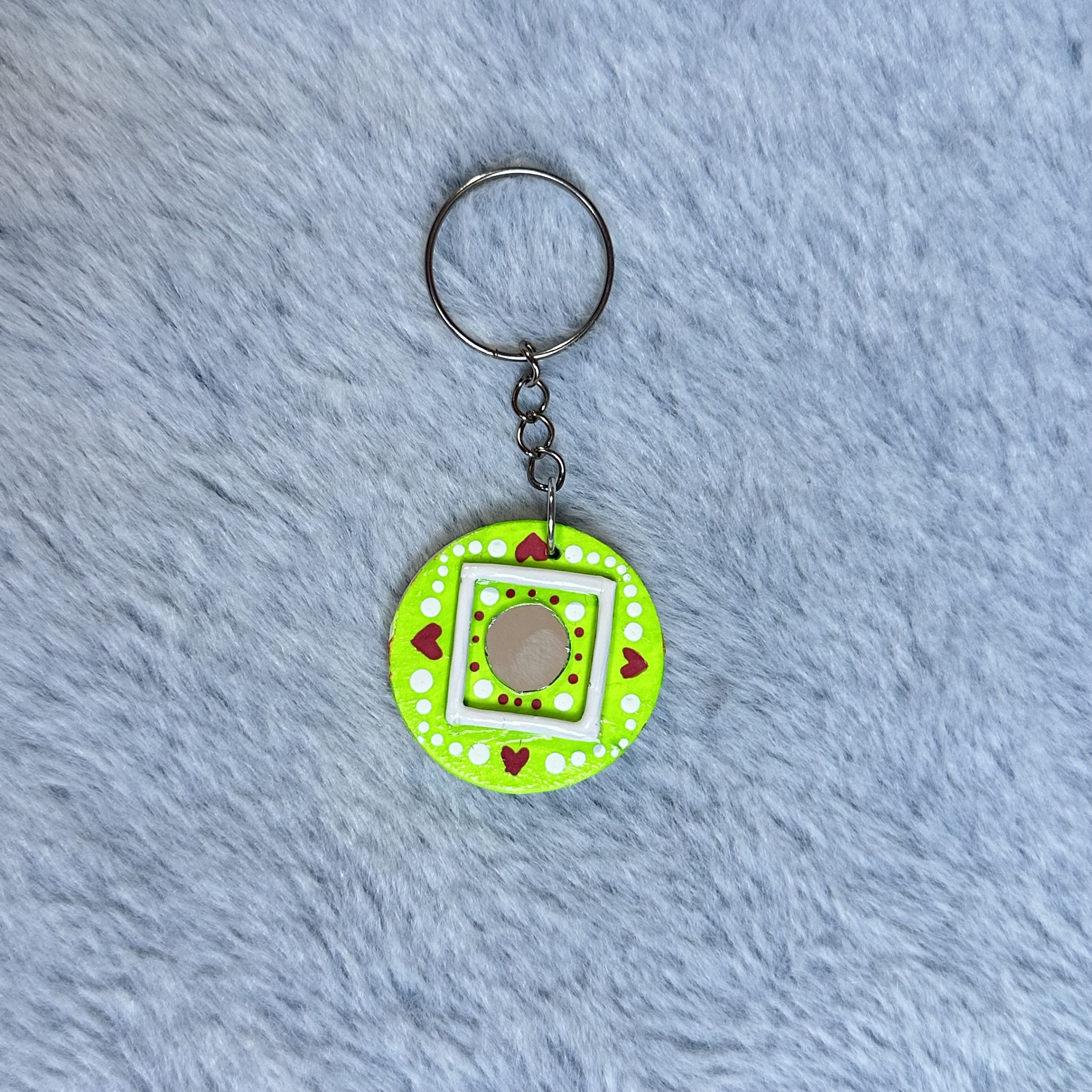 Handmade Green Keychain