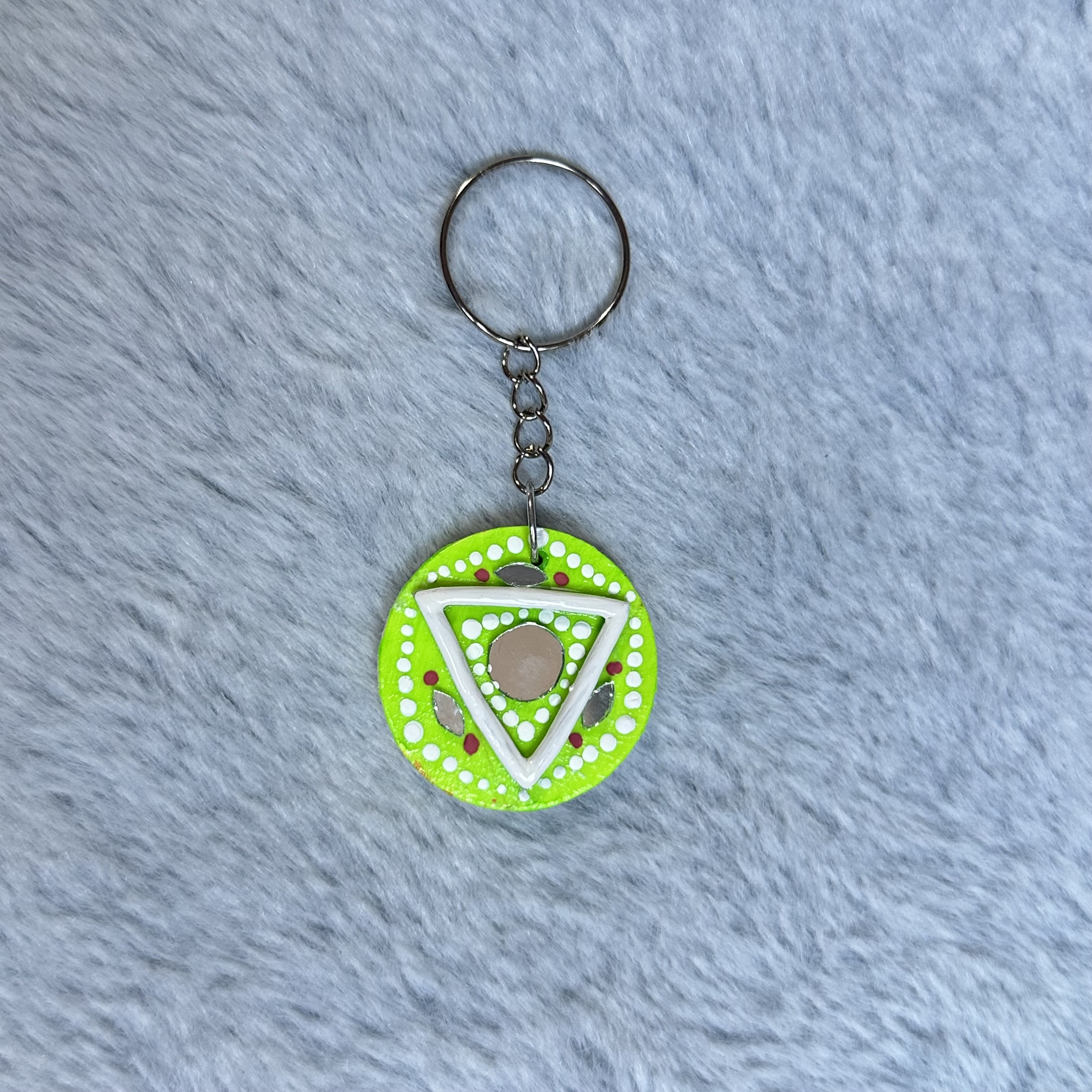 Green Handmade Keychain