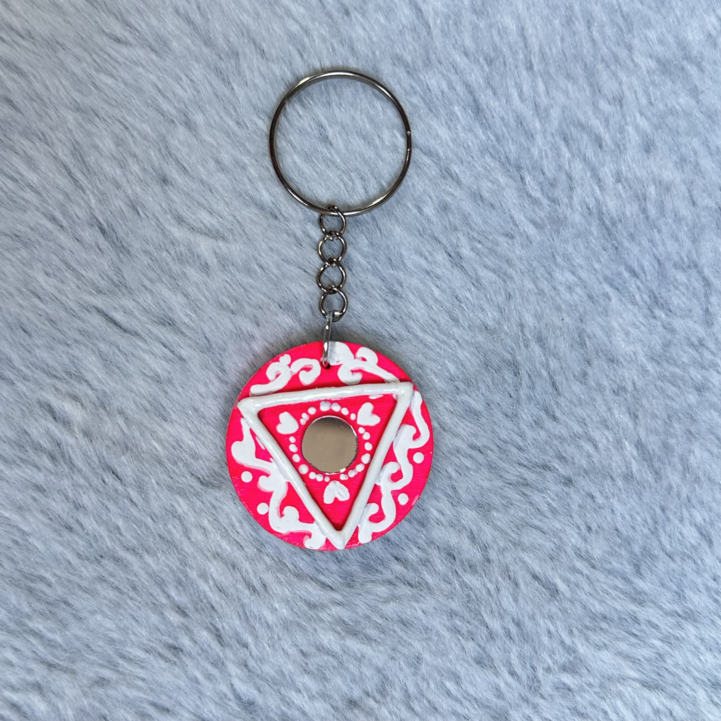 Pink Handmade Keychain