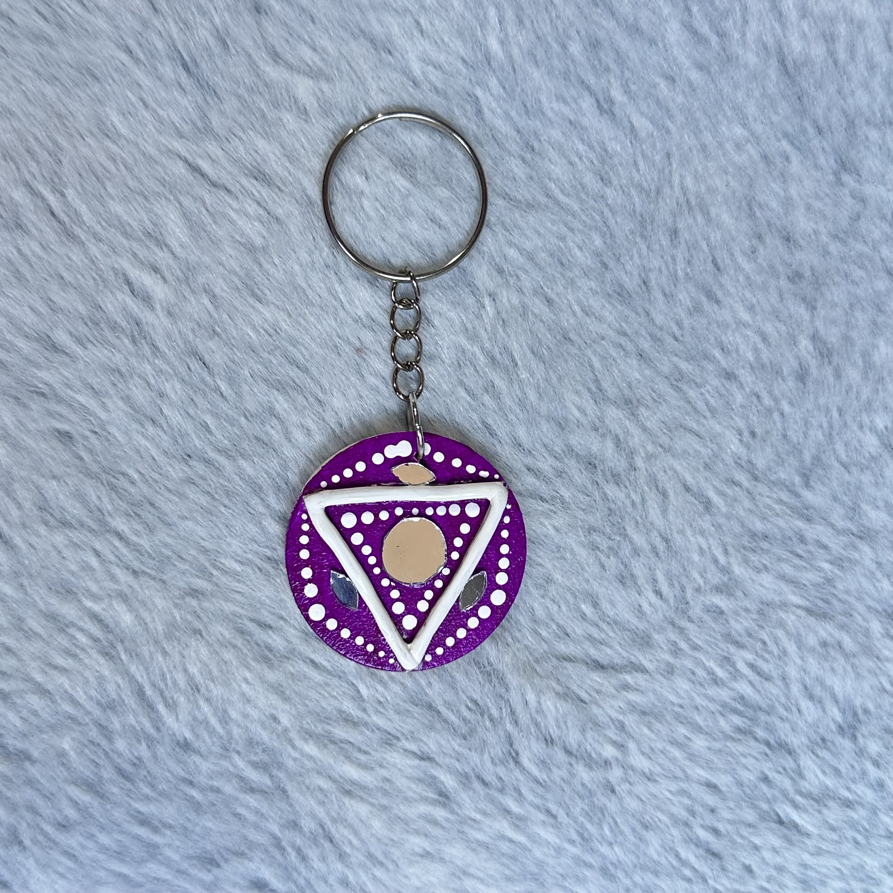 Purple Handmade Keychain