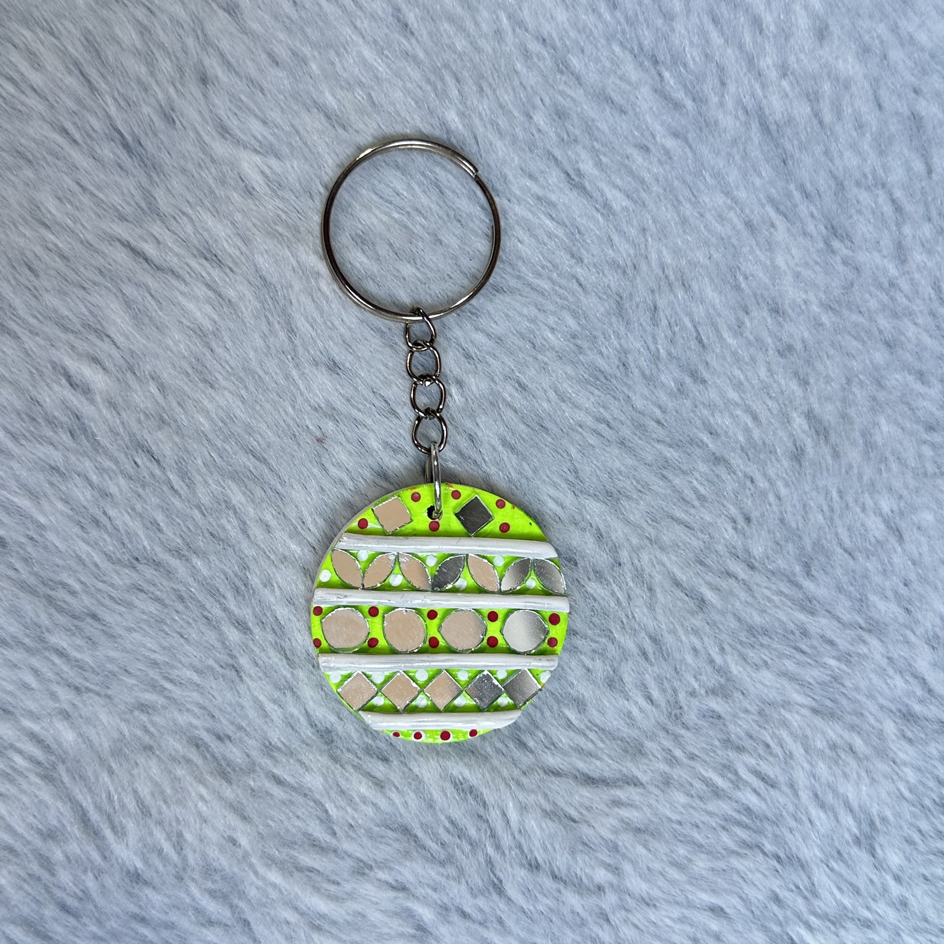Handmade Green Keychain