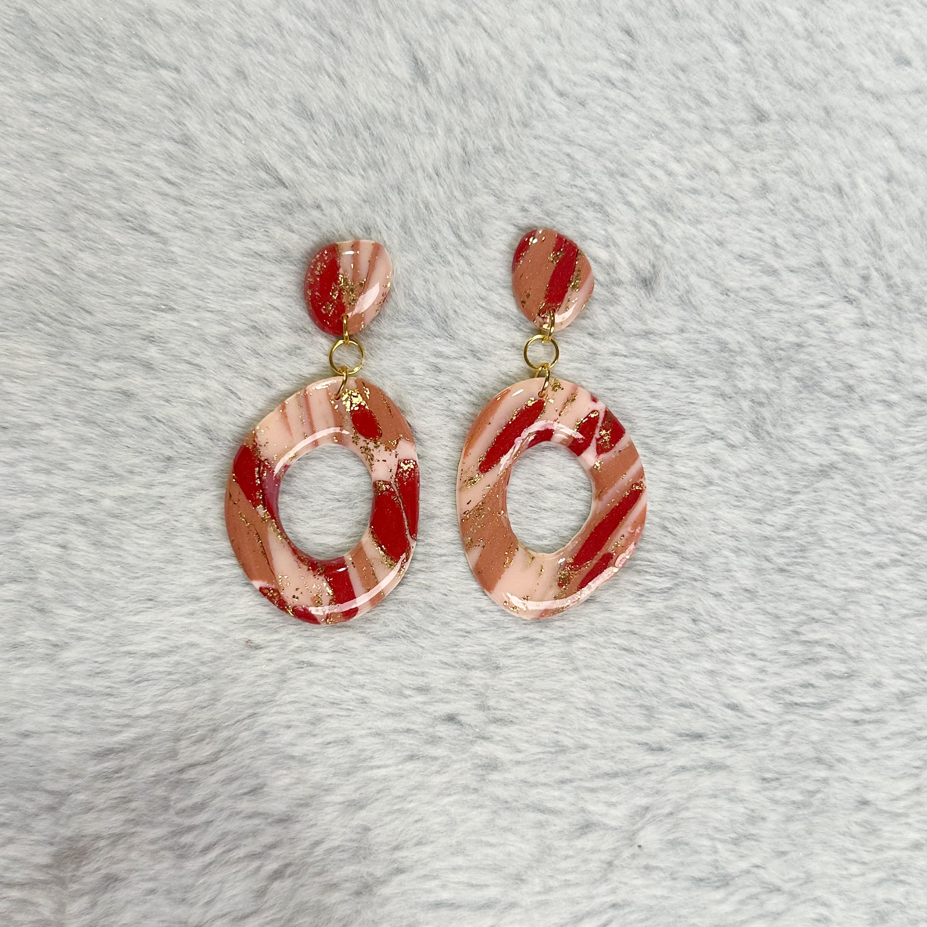 Marbled Drop Earrings