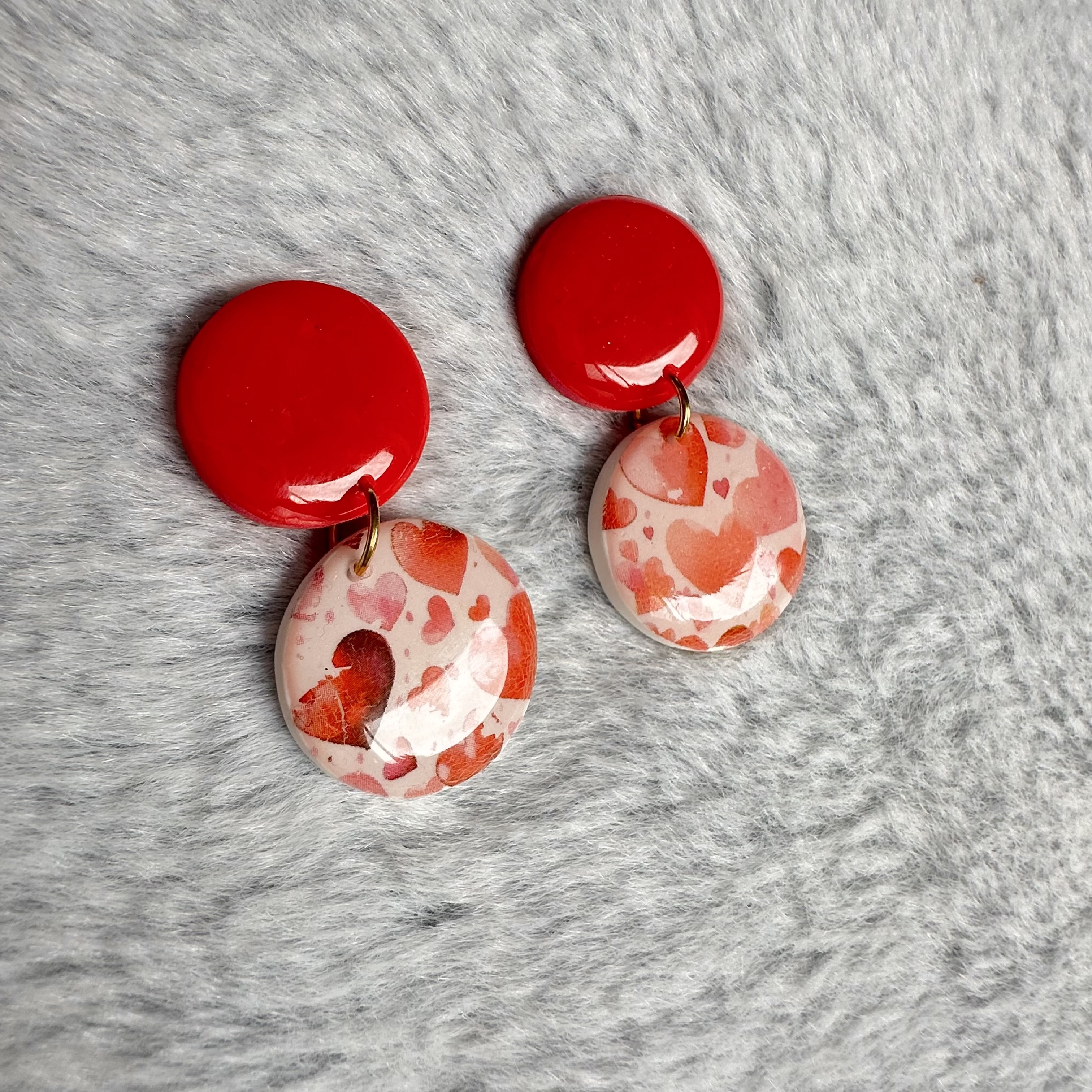 Handmade Heart Earrings