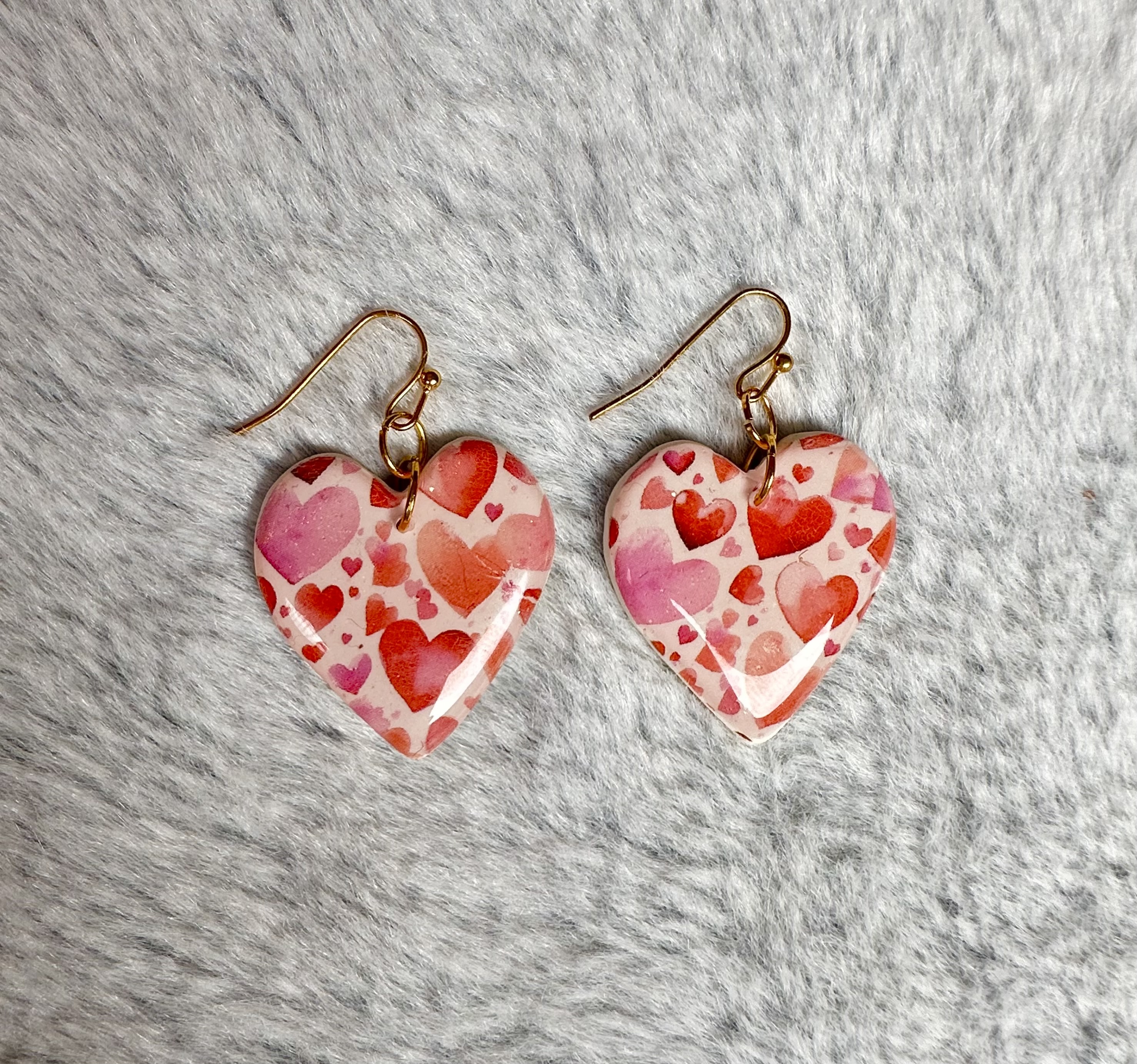 Heart-shaped earrings