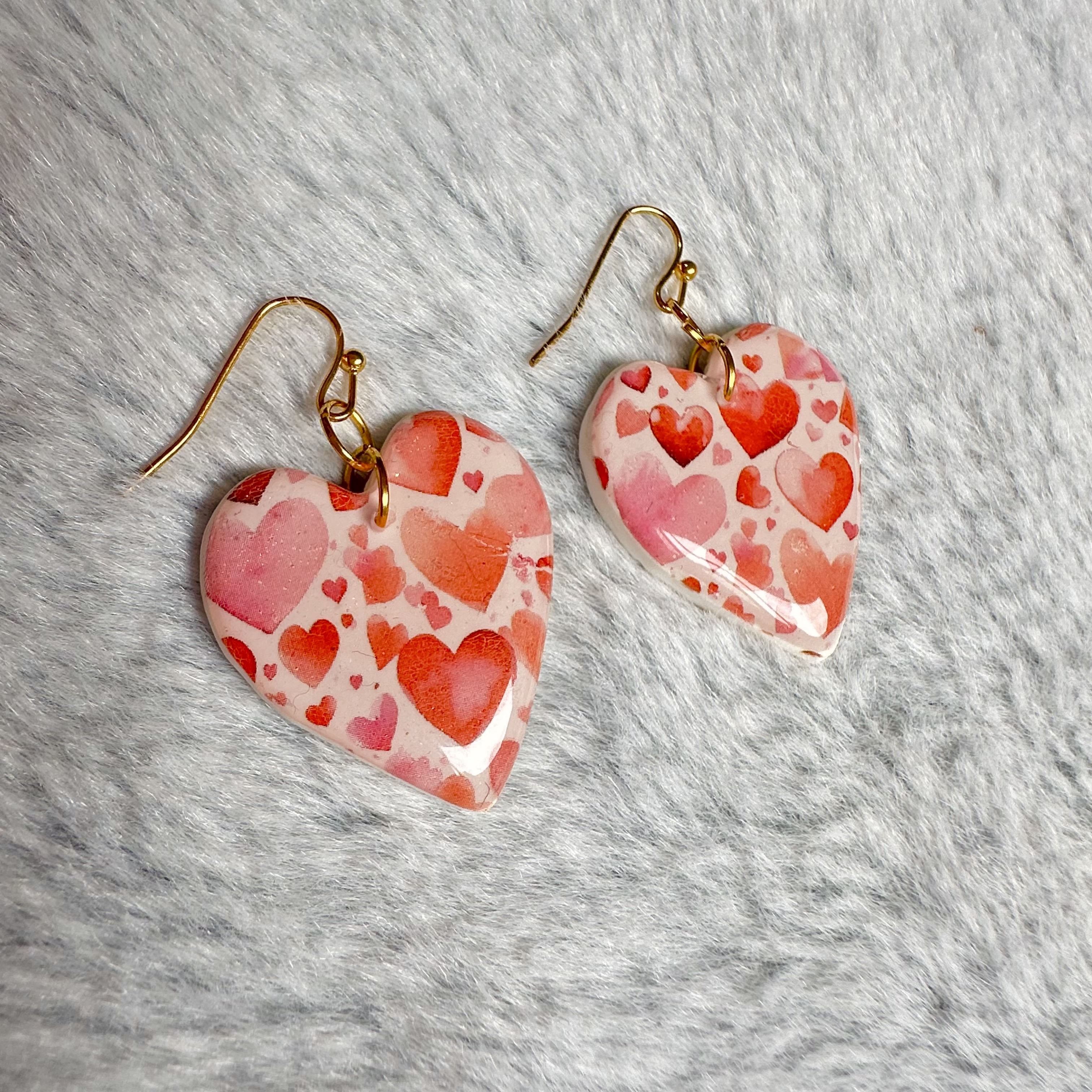 Heart-shaped earrings