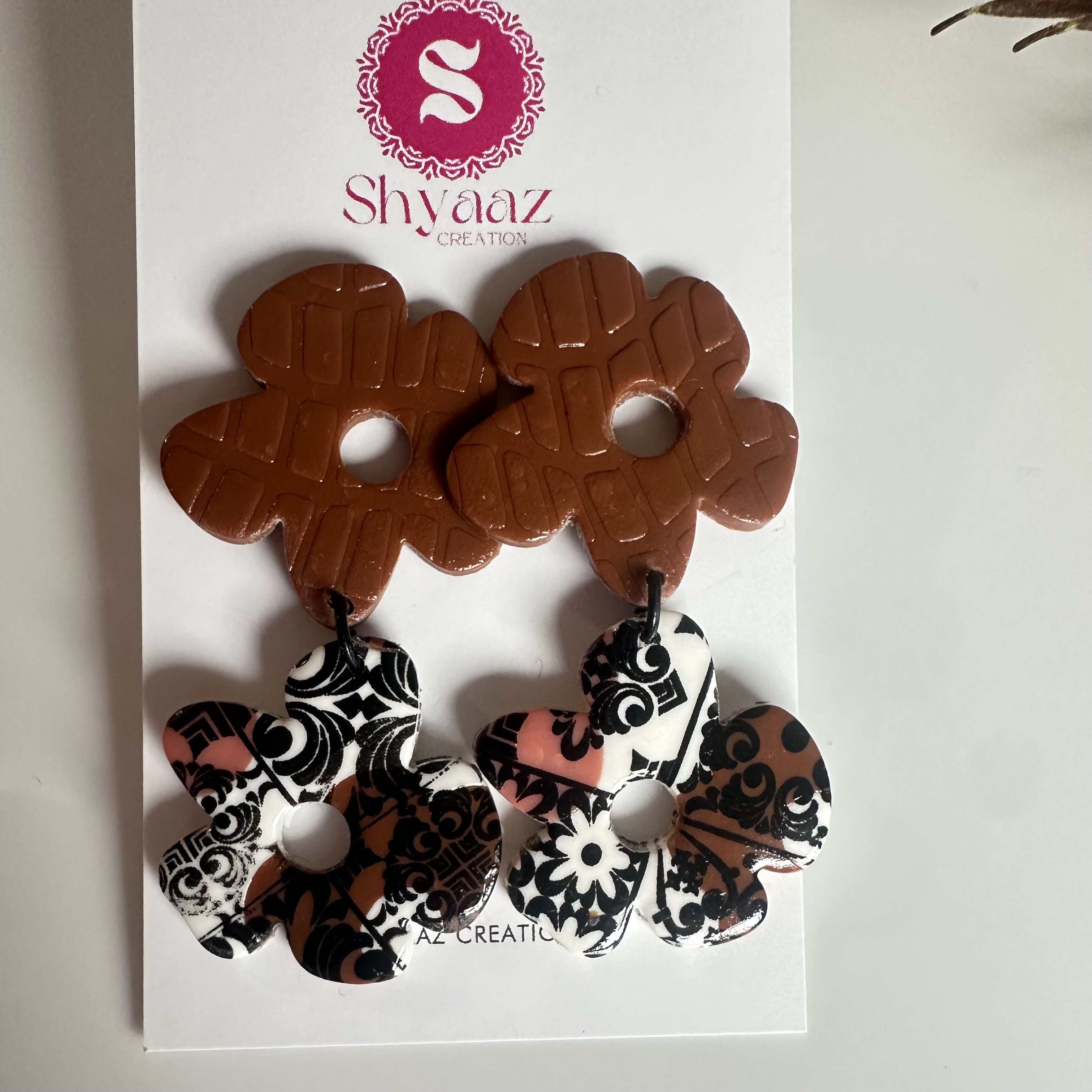 Flower-Shaped Earrings