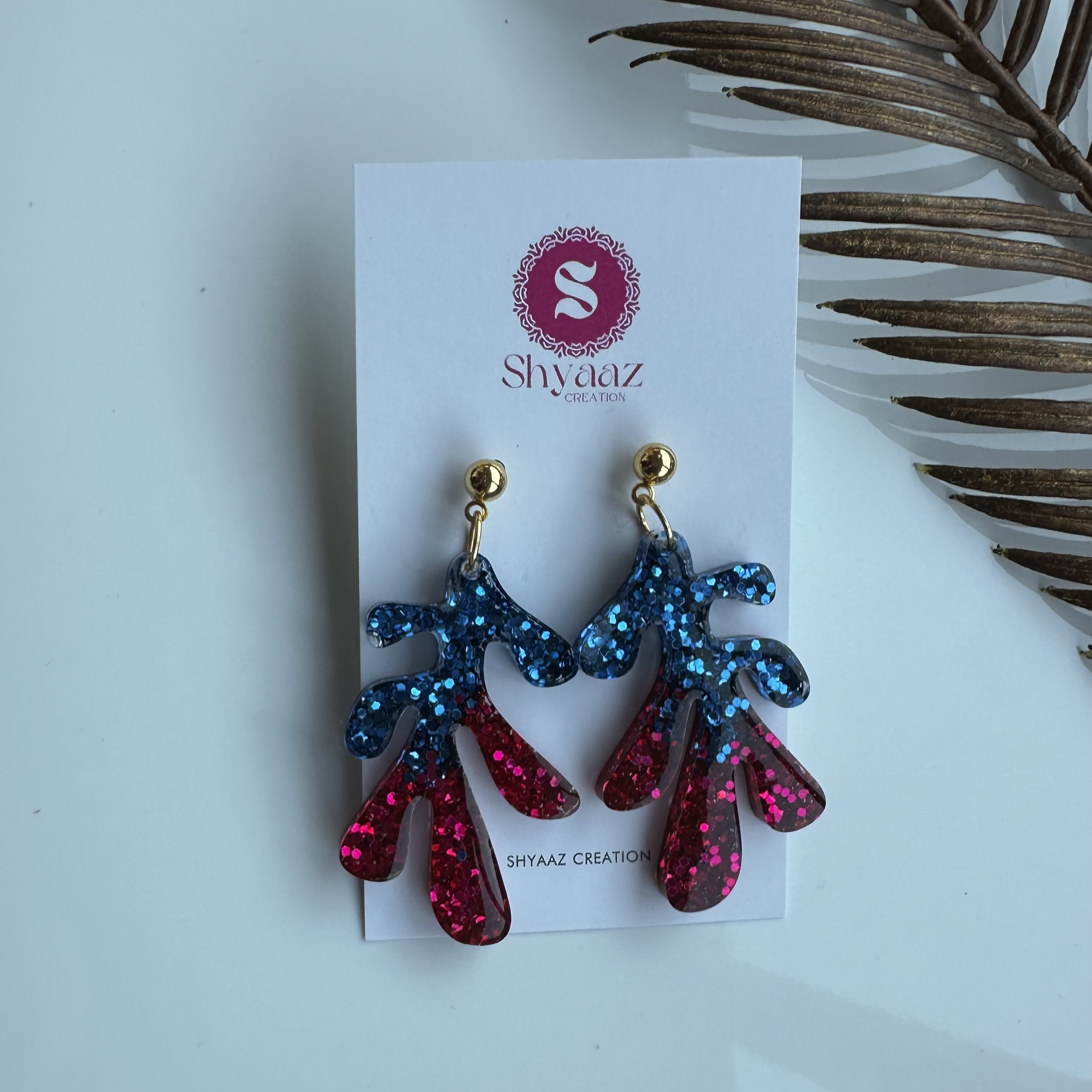 Handmade Glitter Earrings