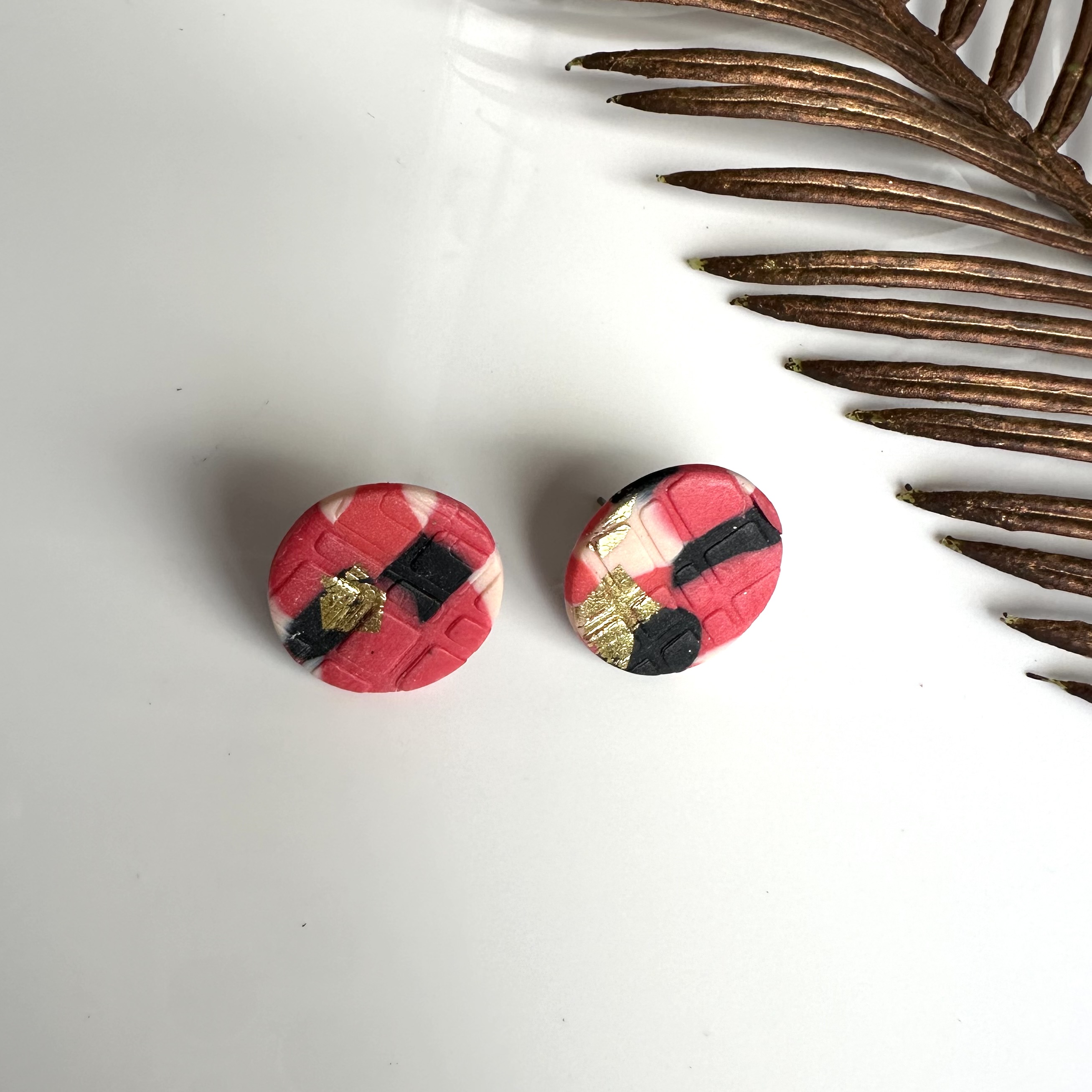 Handcrafted Clay Studs
