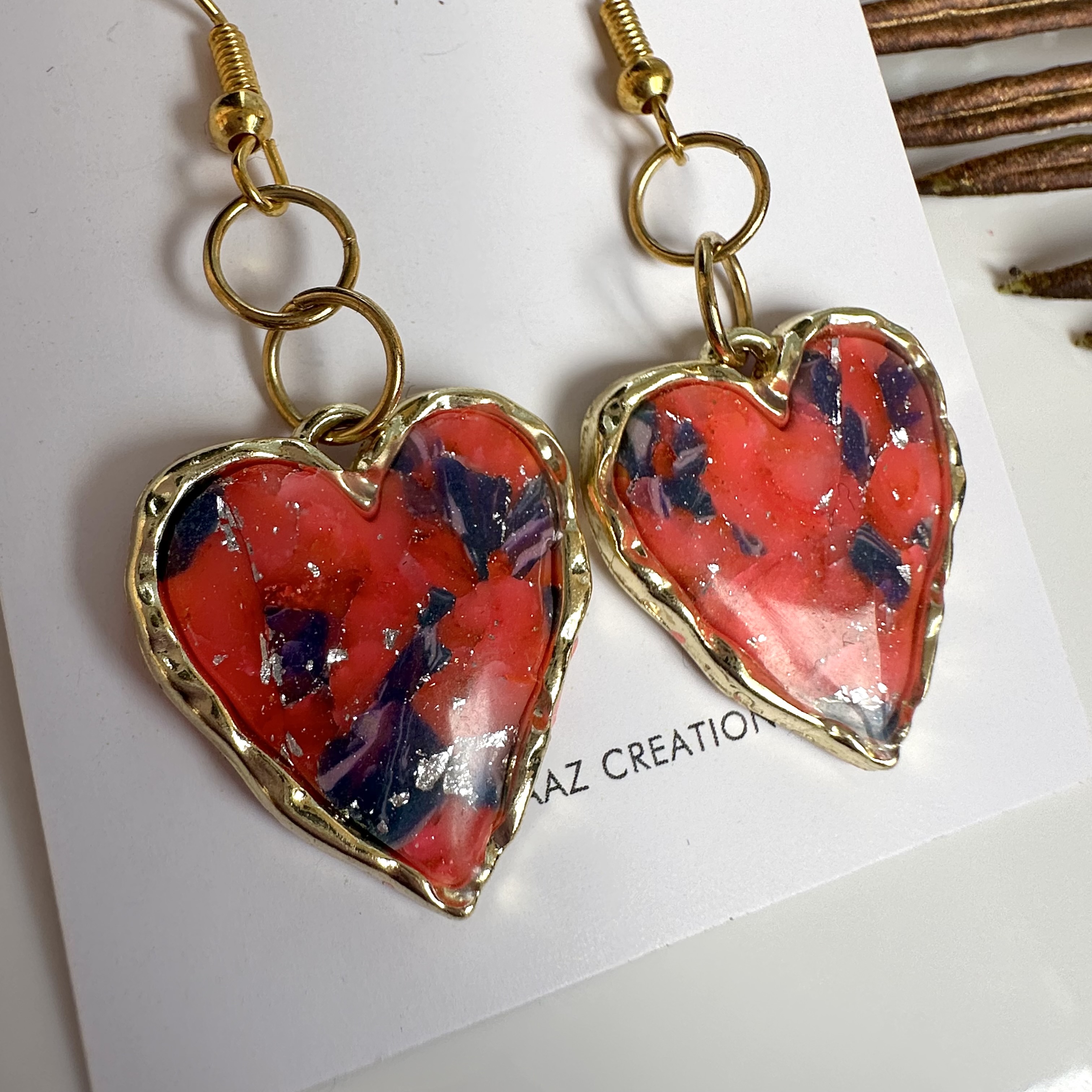 Heart-Shaped Earrings