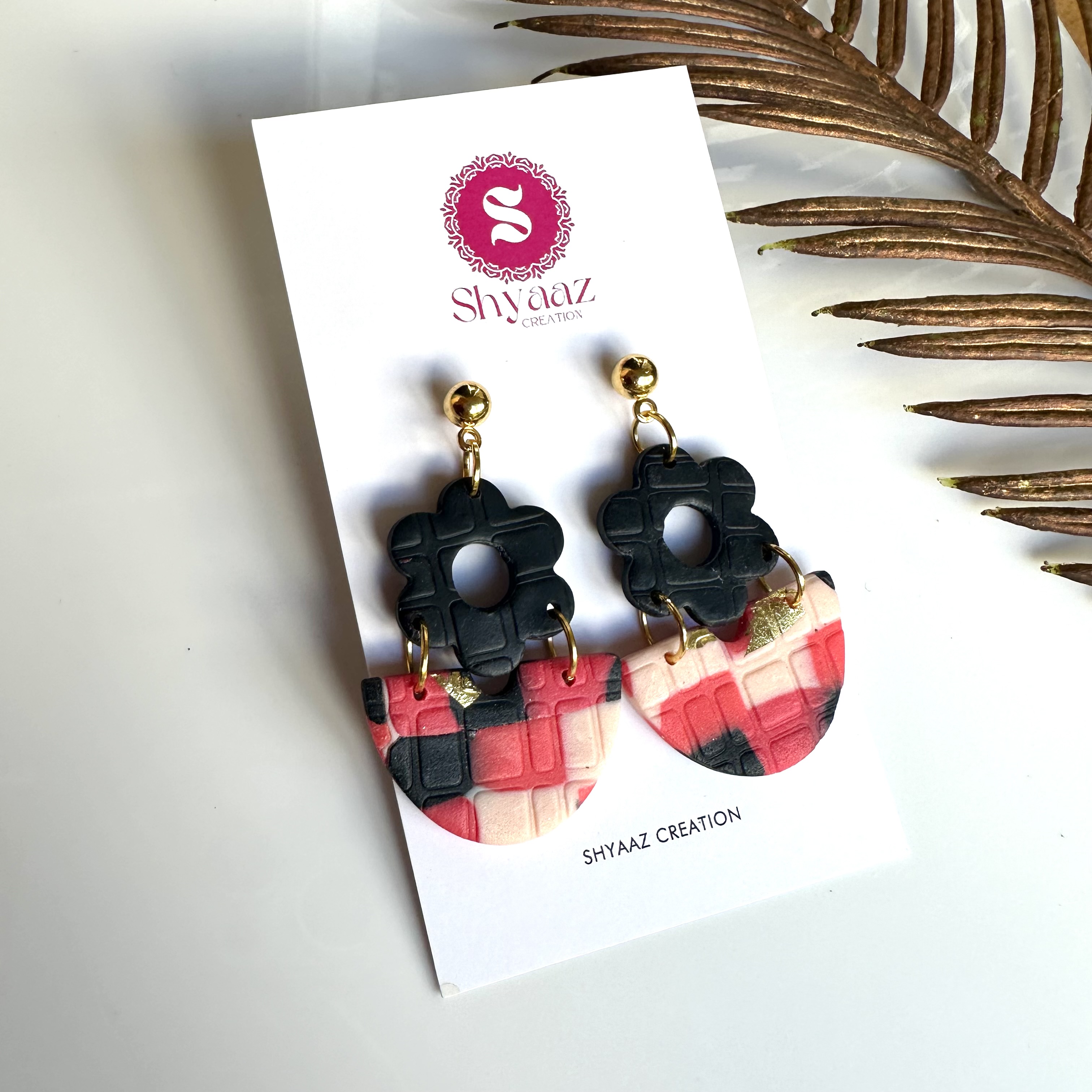 Colorful Floral Earrings