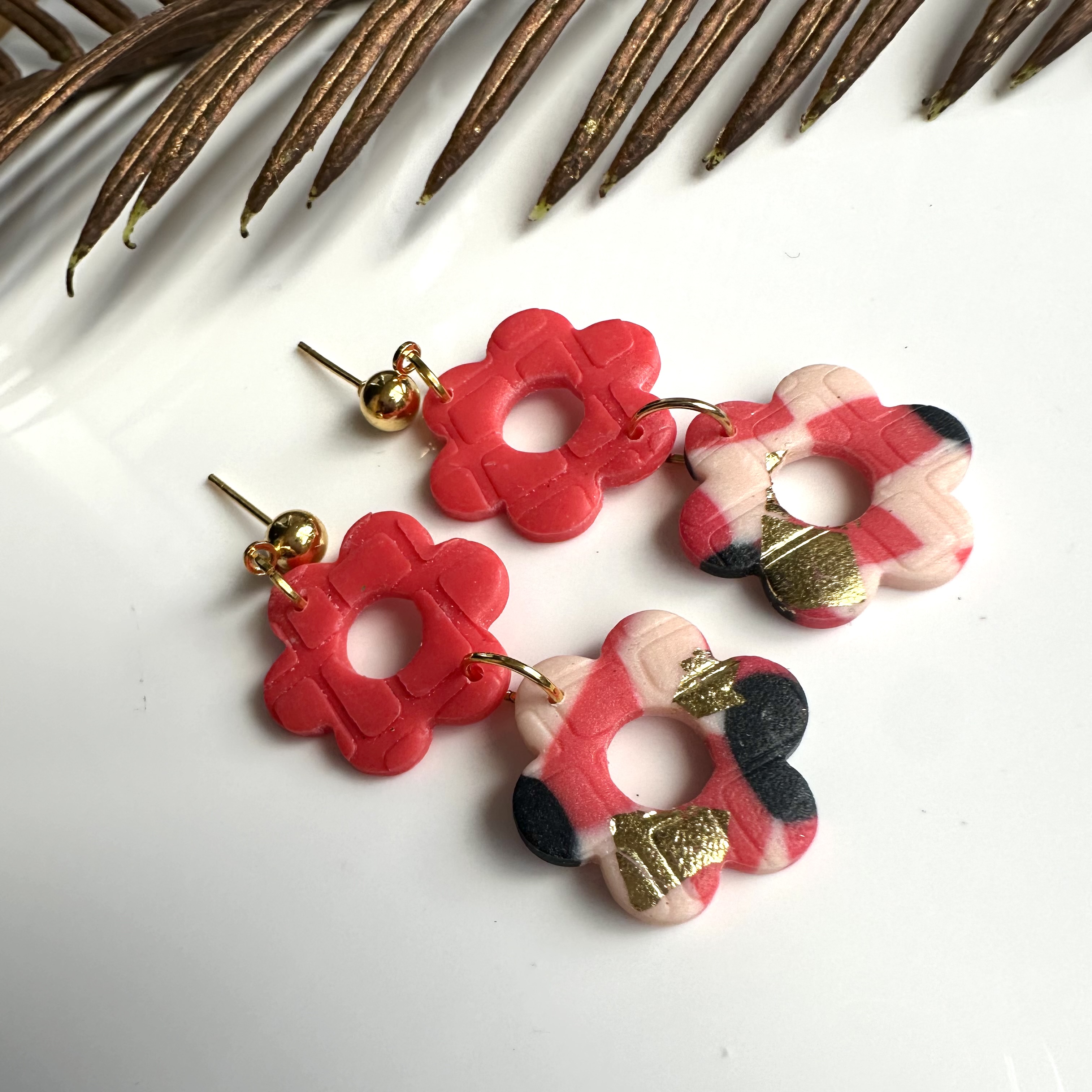 Handmade Floral Earrings