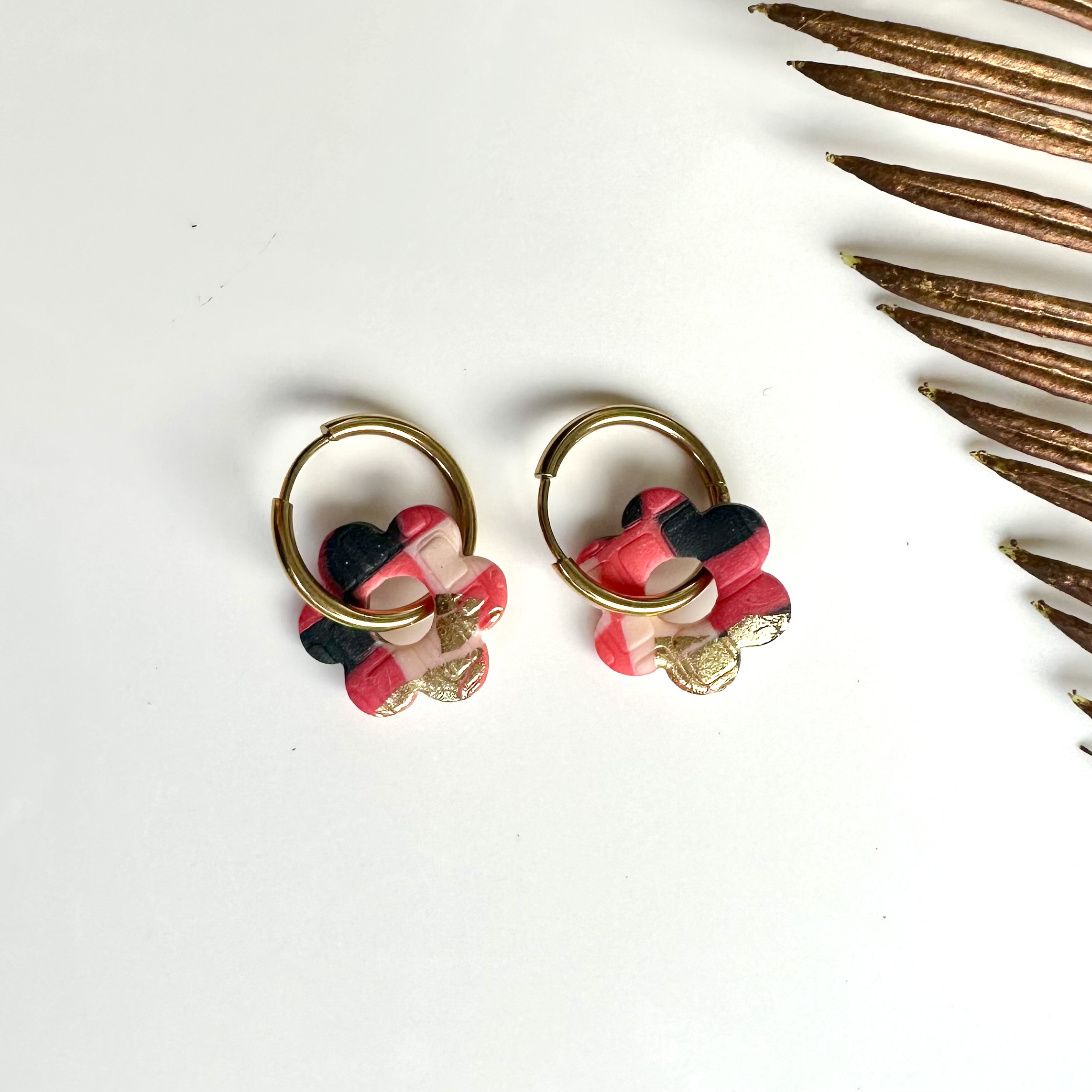 Colorful Flower Earrings