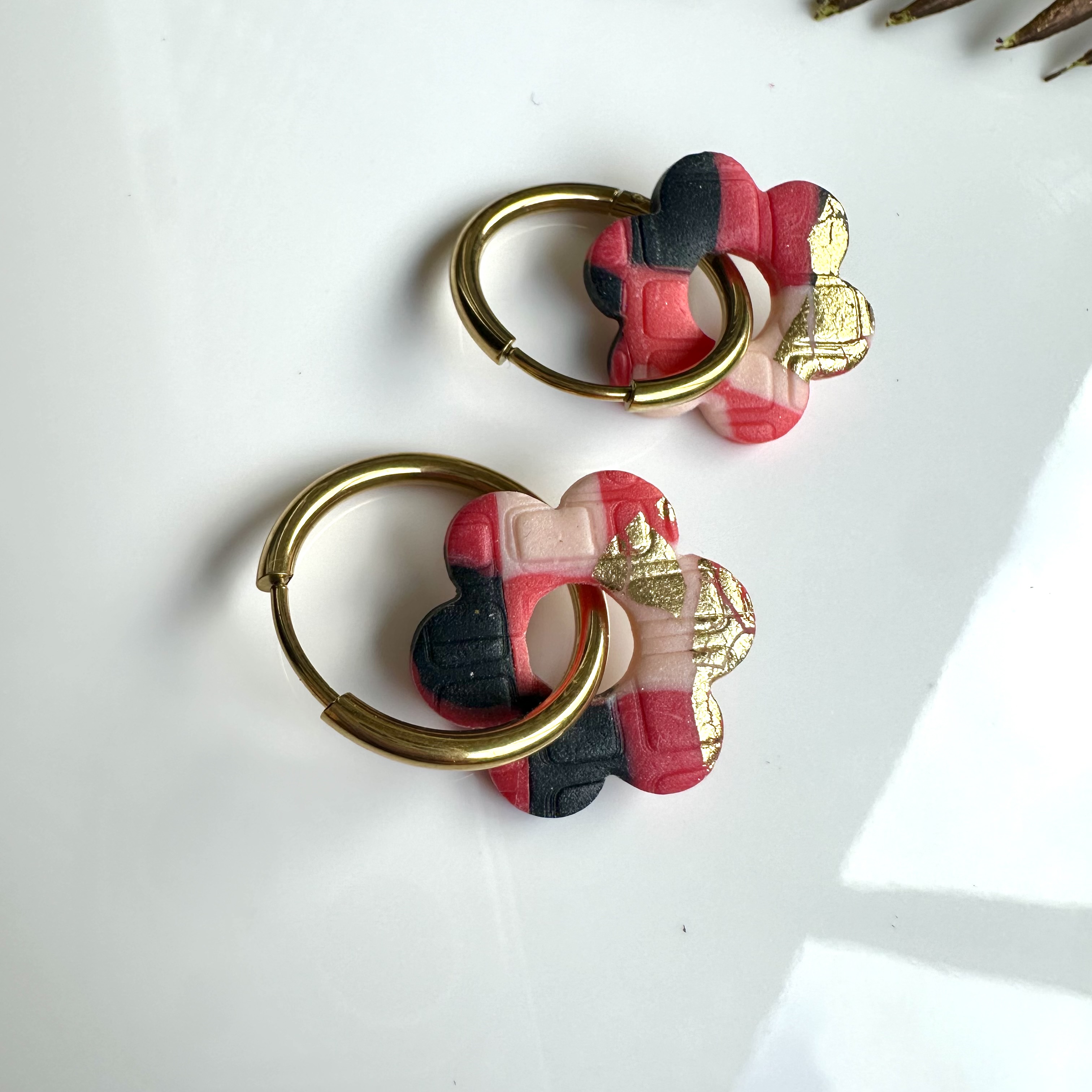 Colorful Flower Earrings