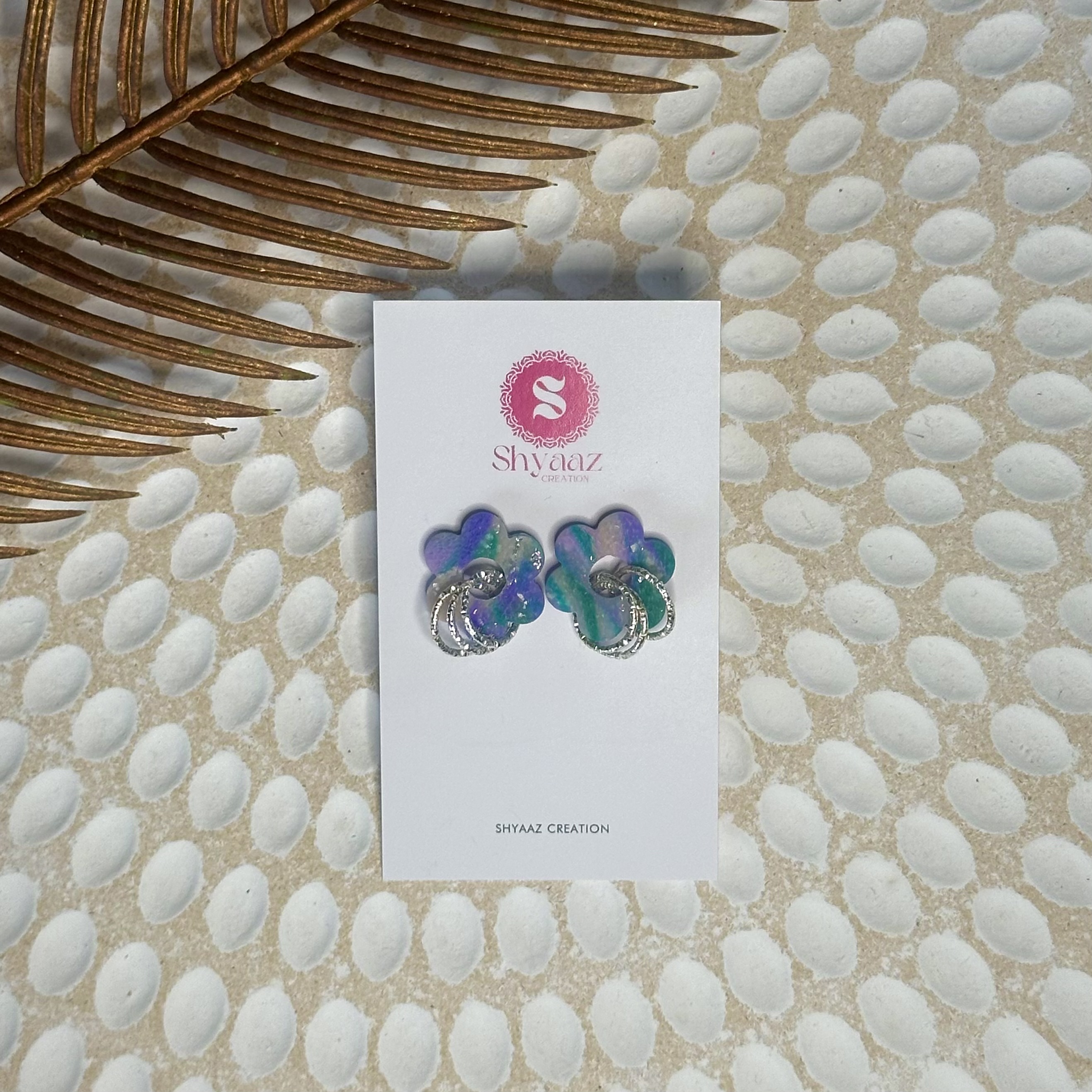 Shyaaz Floral Stud Earrings