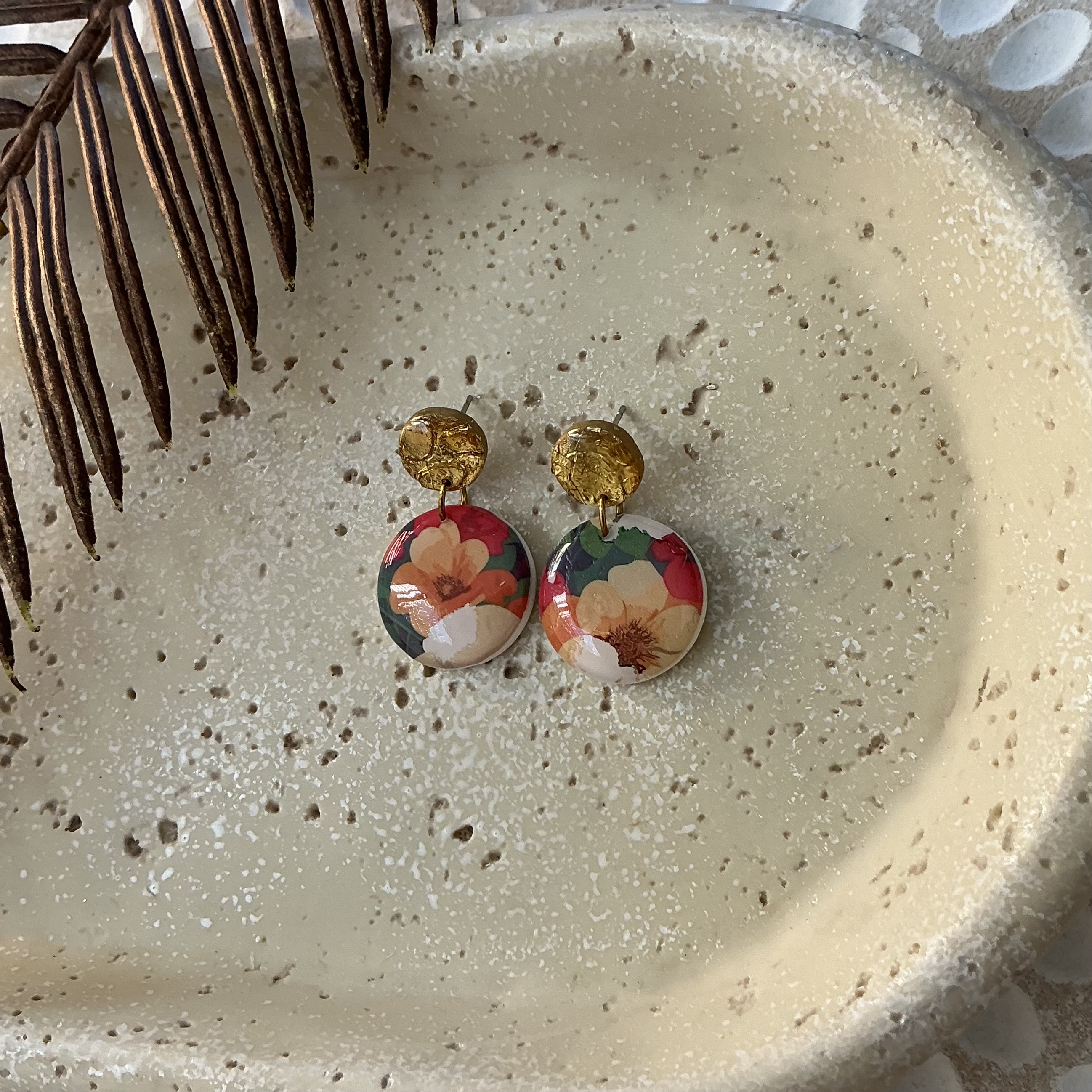 Floral Statement Earrings
