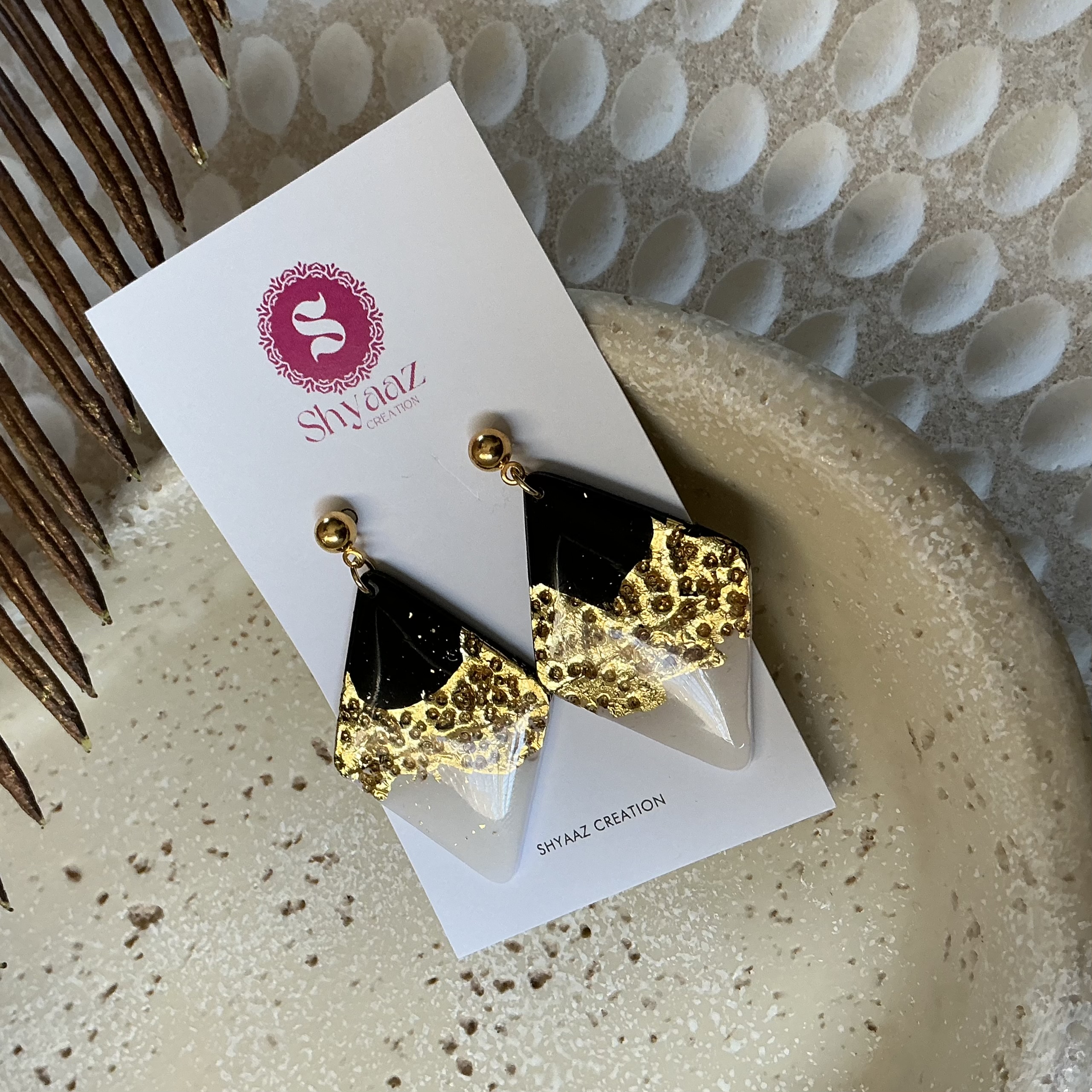Geometric Dangle Earrings