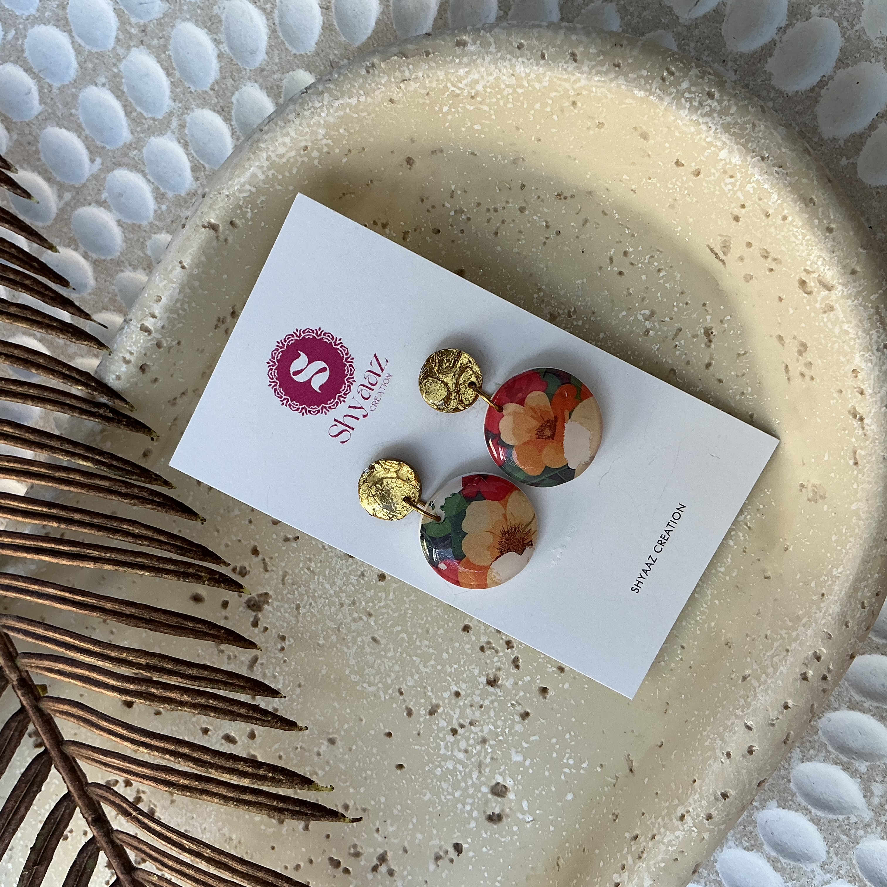 Floral Statement Earrings