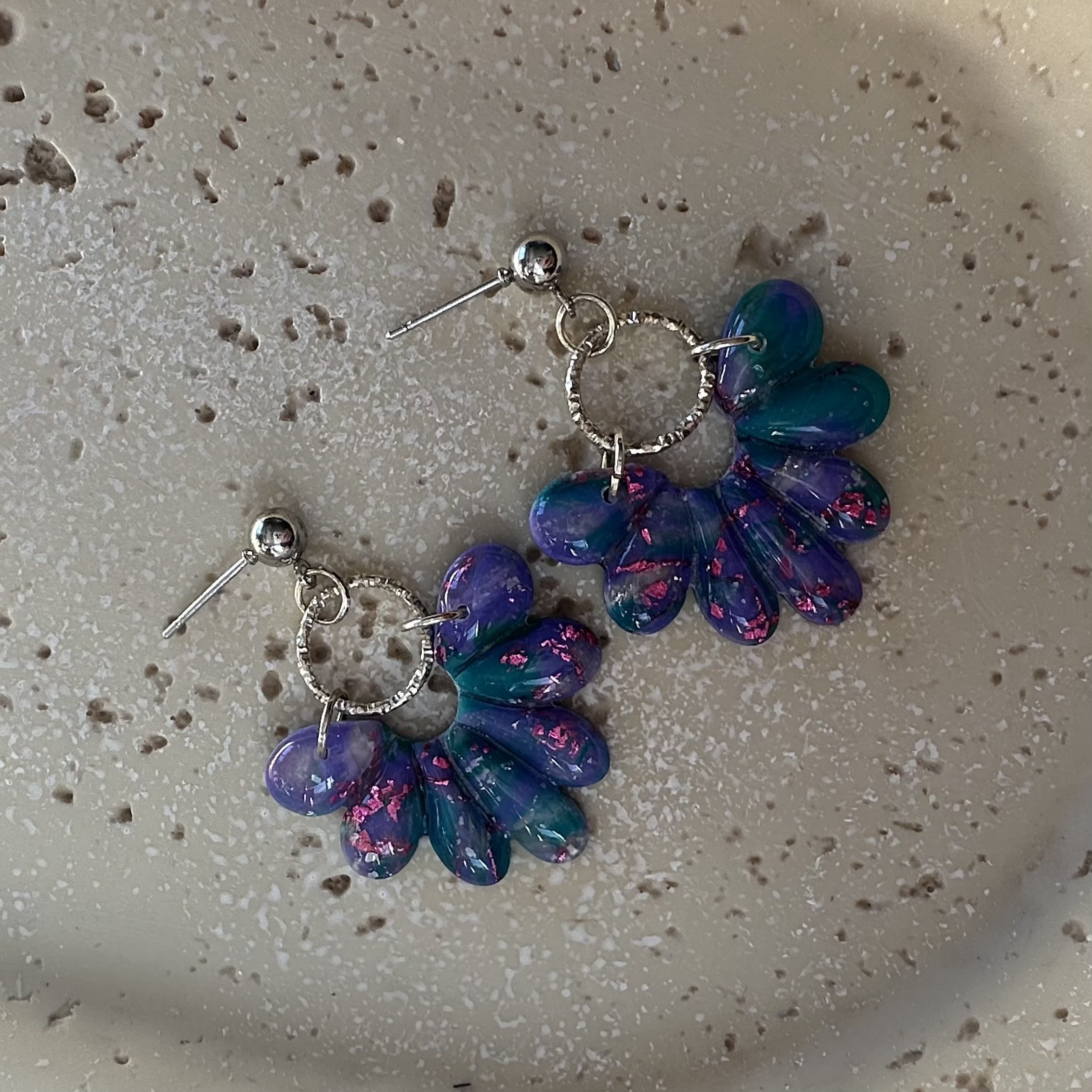 Colorful Dangling Earrings