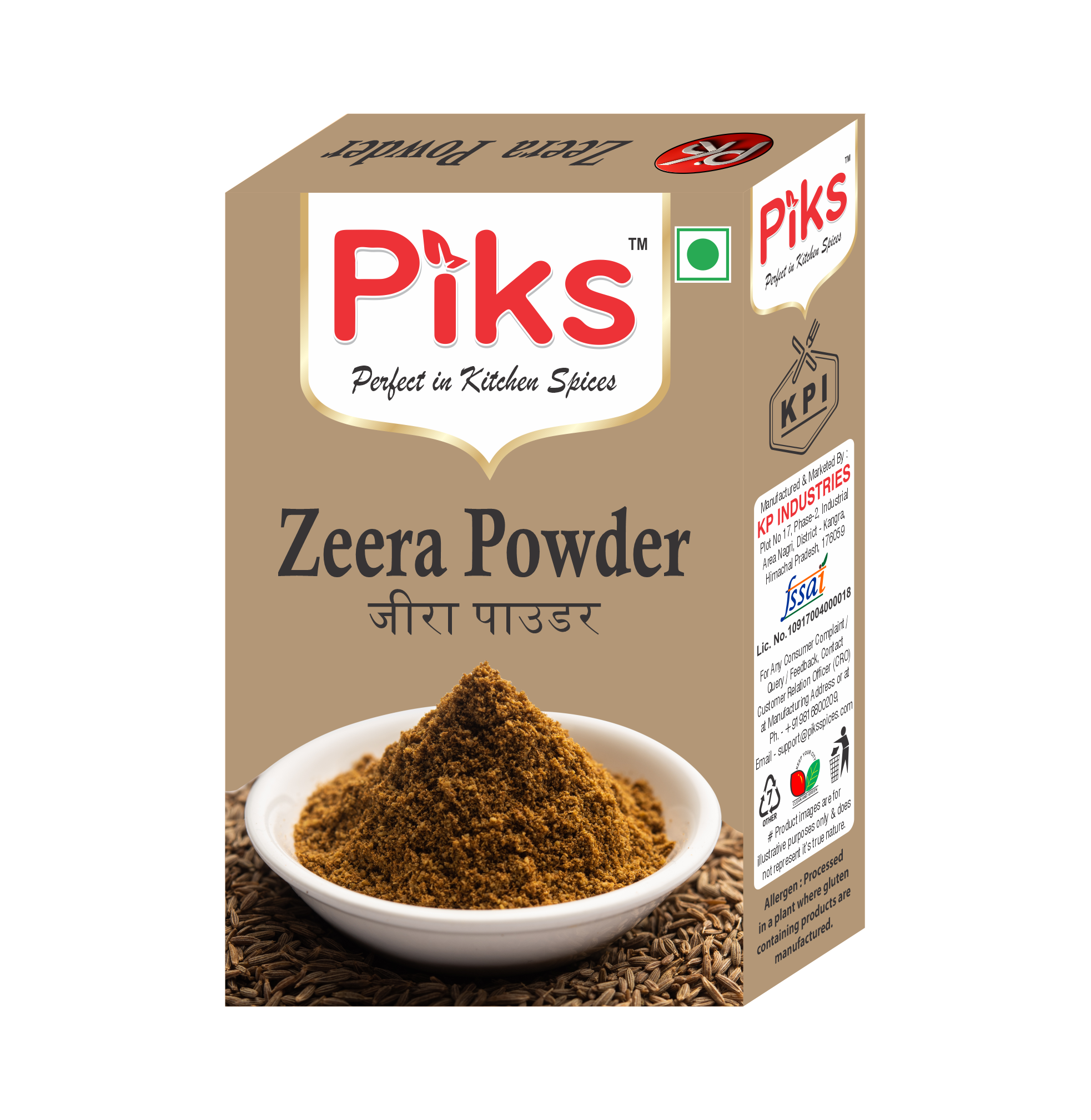 Piks Zeera Powder 100g