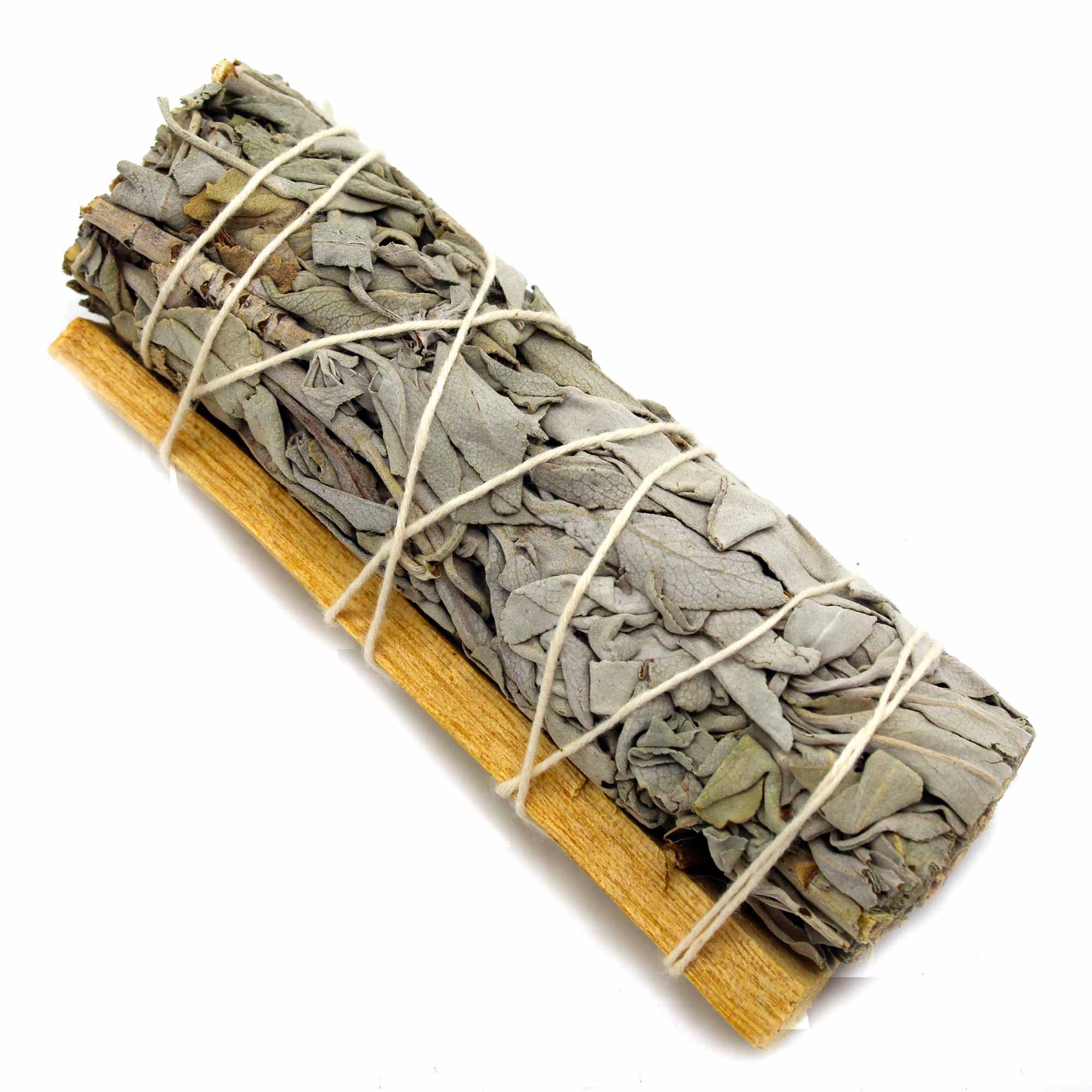 Baltasis šalavijas su Palo Santo