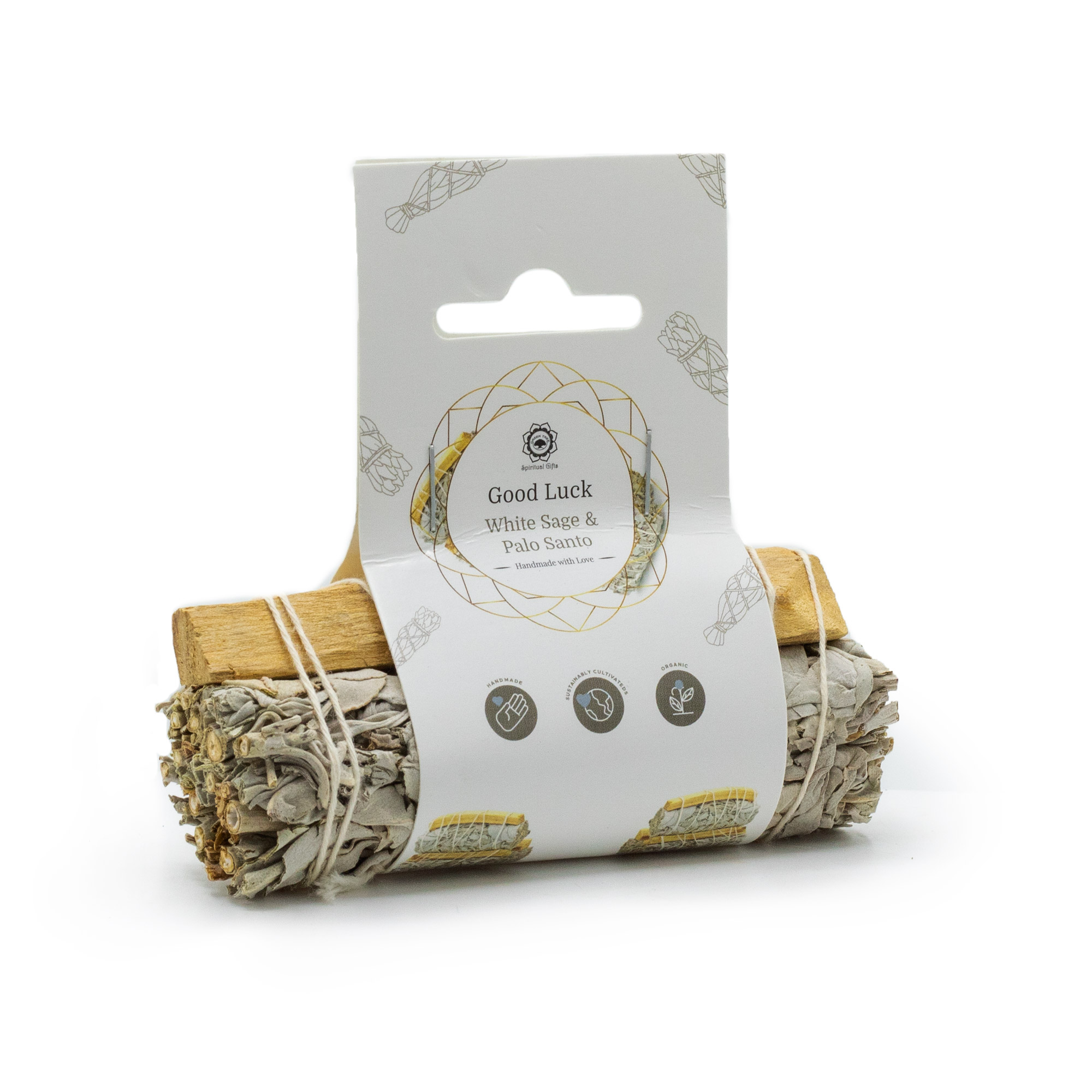 Baltasis šalavijas su Palo Santo