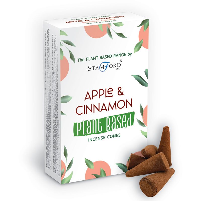 Augaliniai smilkalų kūgiai - obuolys ir cinamonas