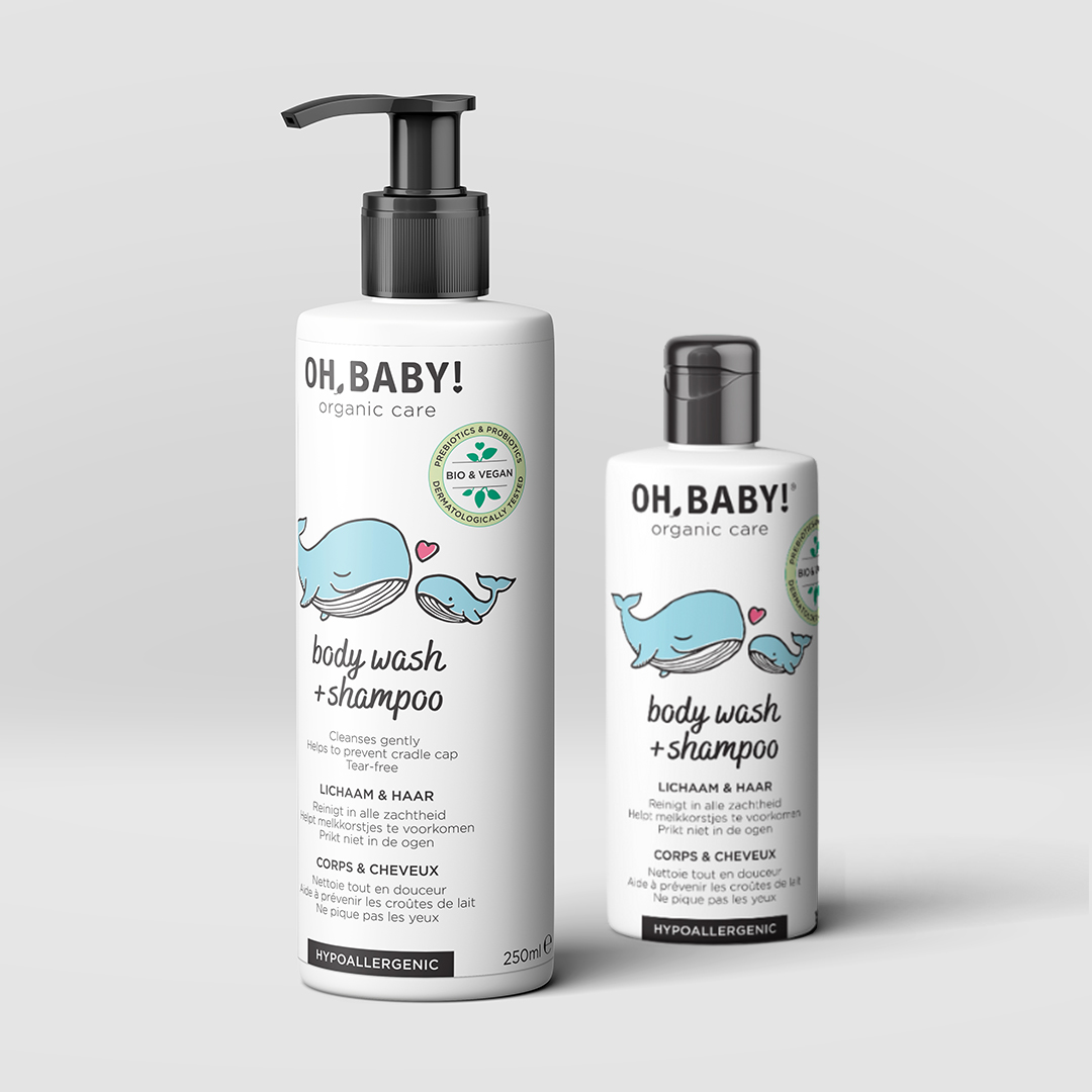 Oh, Baby! Hipoalerginis prausiklis 2in1