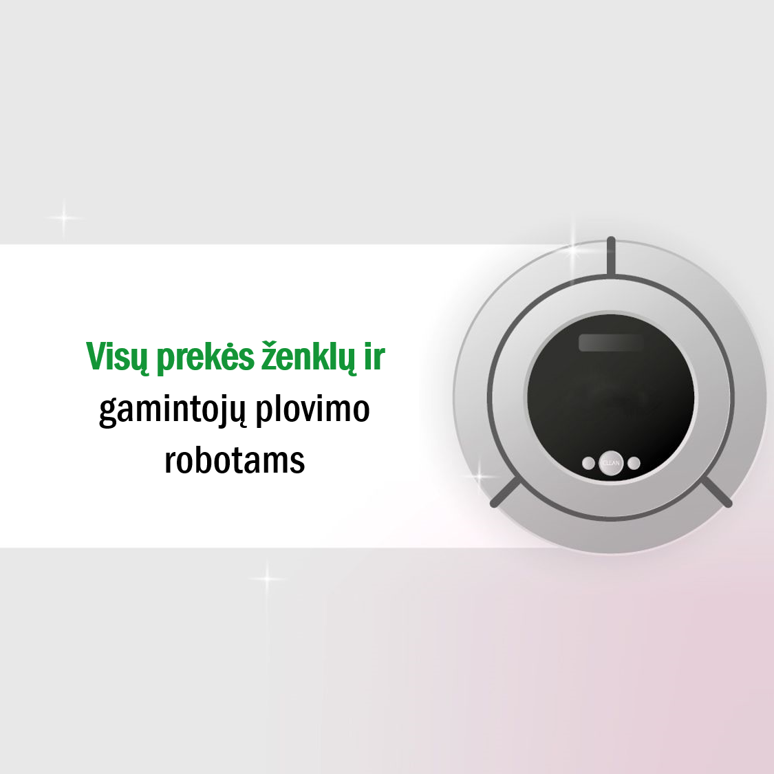 Bio valymo priemonė plovimo robotams BIOLOGICAL CLEANER FOR MOPPING ROBOTS