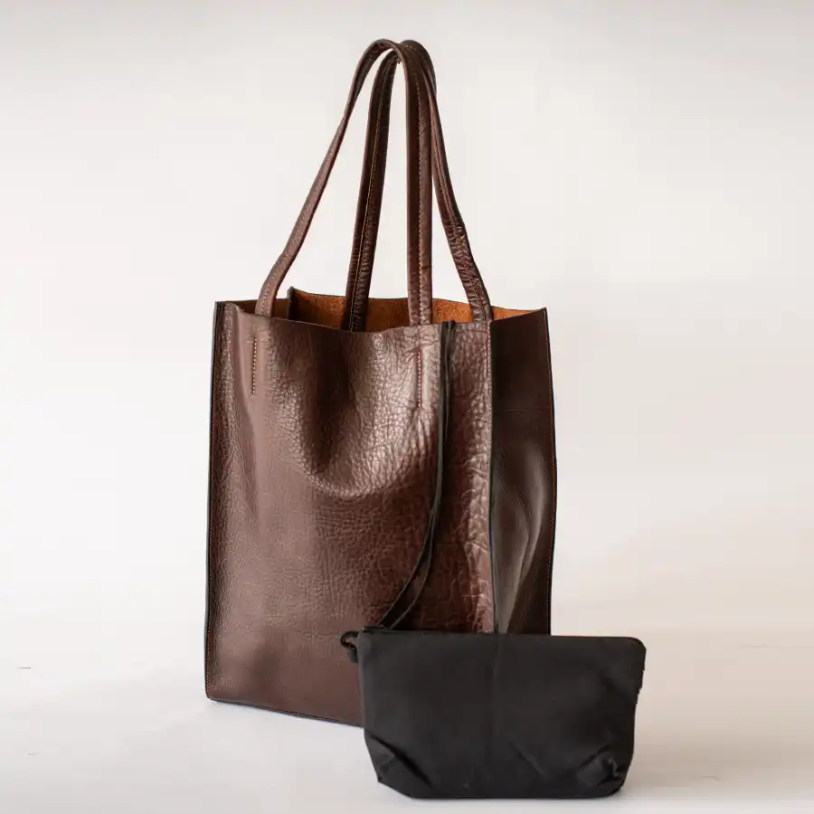 Malbec Premium Leather Tote Bag