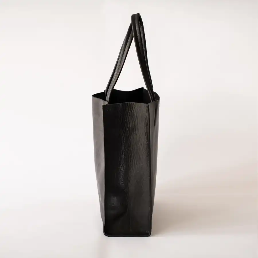 Black Premium Leather Tote Bag