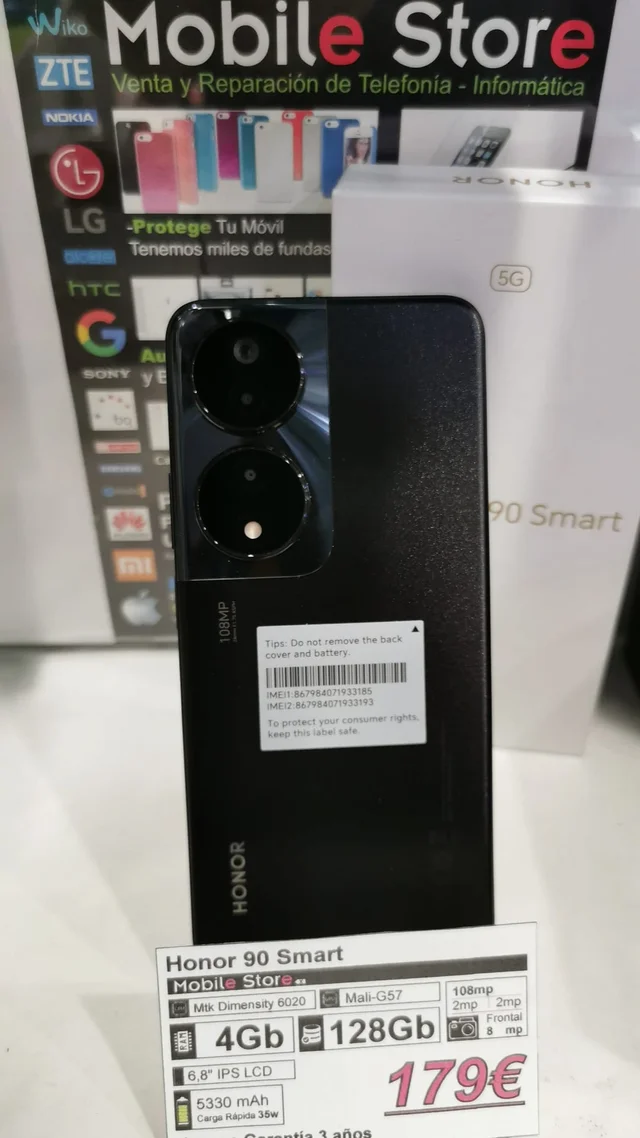 HONOR 90 SMART 4GB/128GB Negro