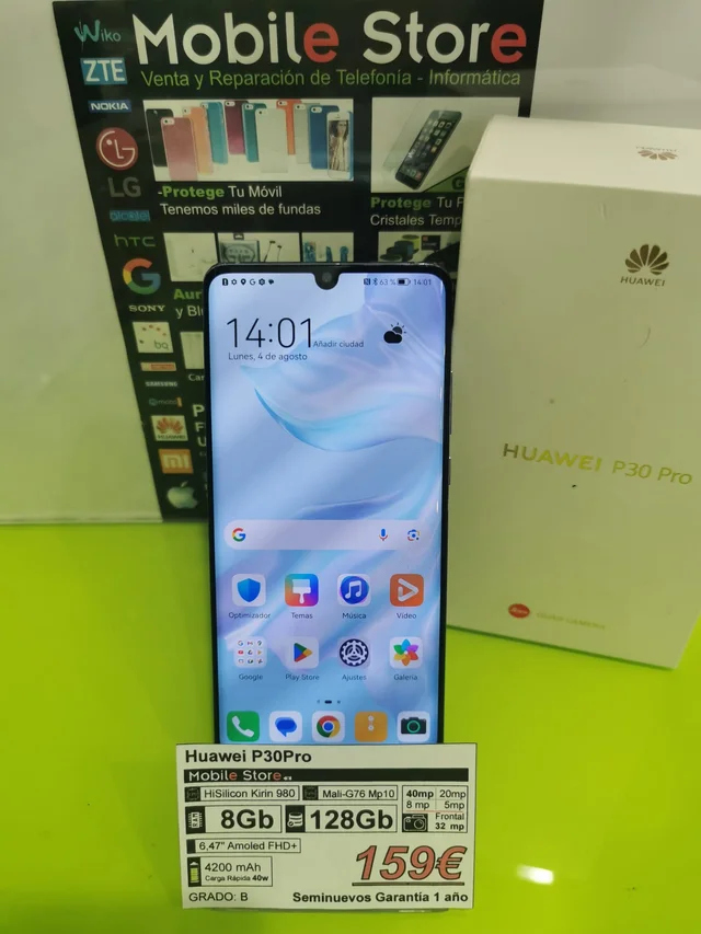 Huawei P30 Pro 256GB Azul/Blanco