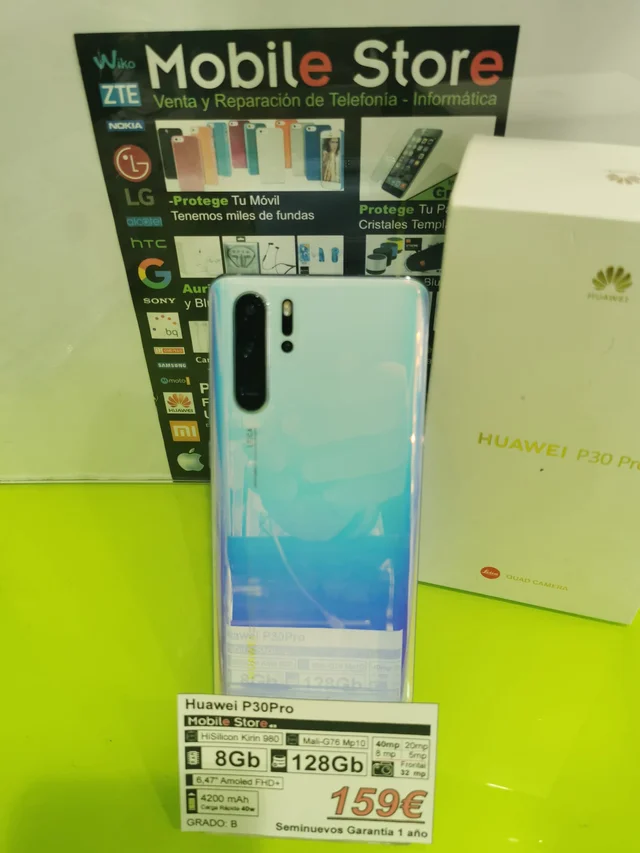 Huawei P30 Pro 256GB Azul/Blanco