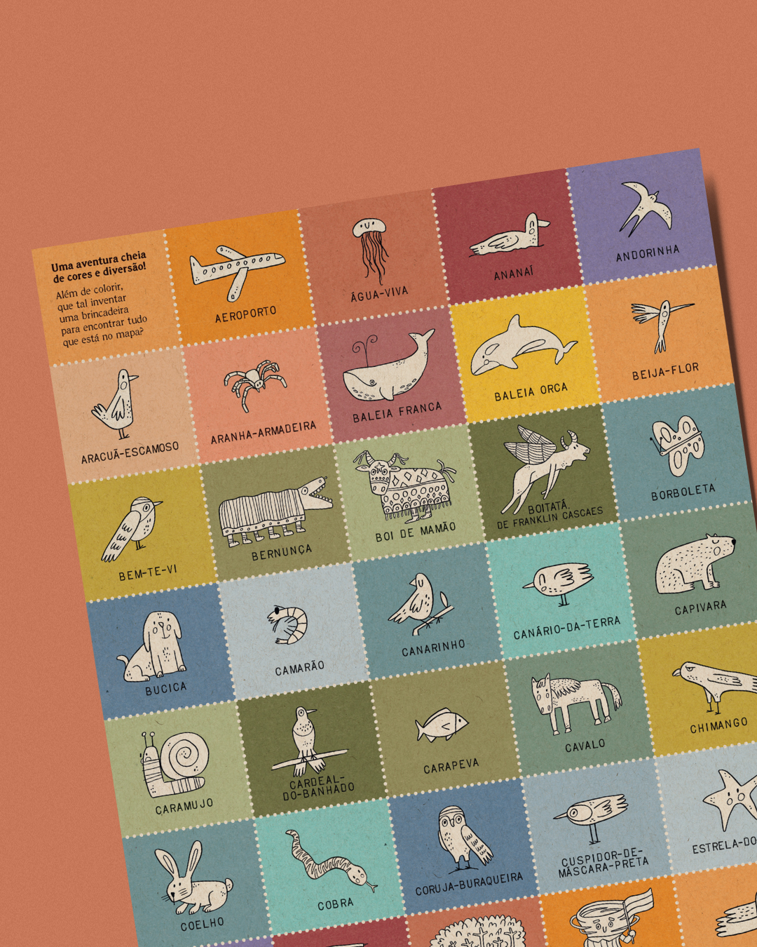 Mapa de Floripa para Colorir