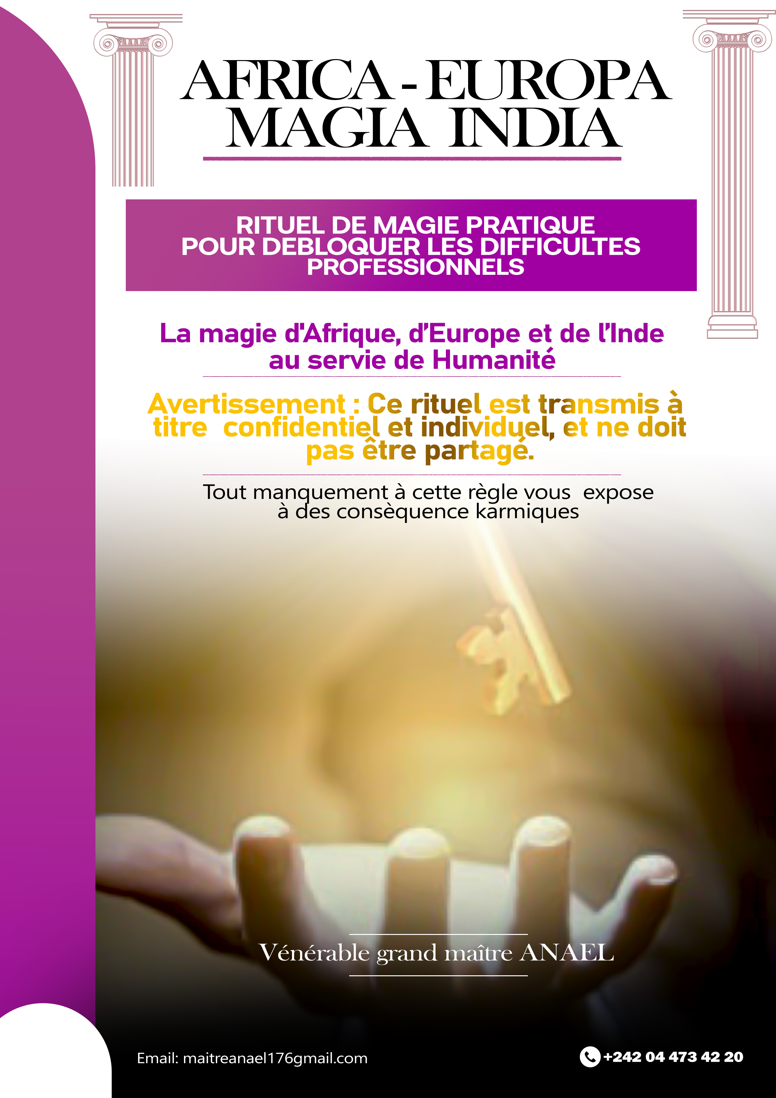 Rituel de magie pour débloquer les difficultés professionnelles