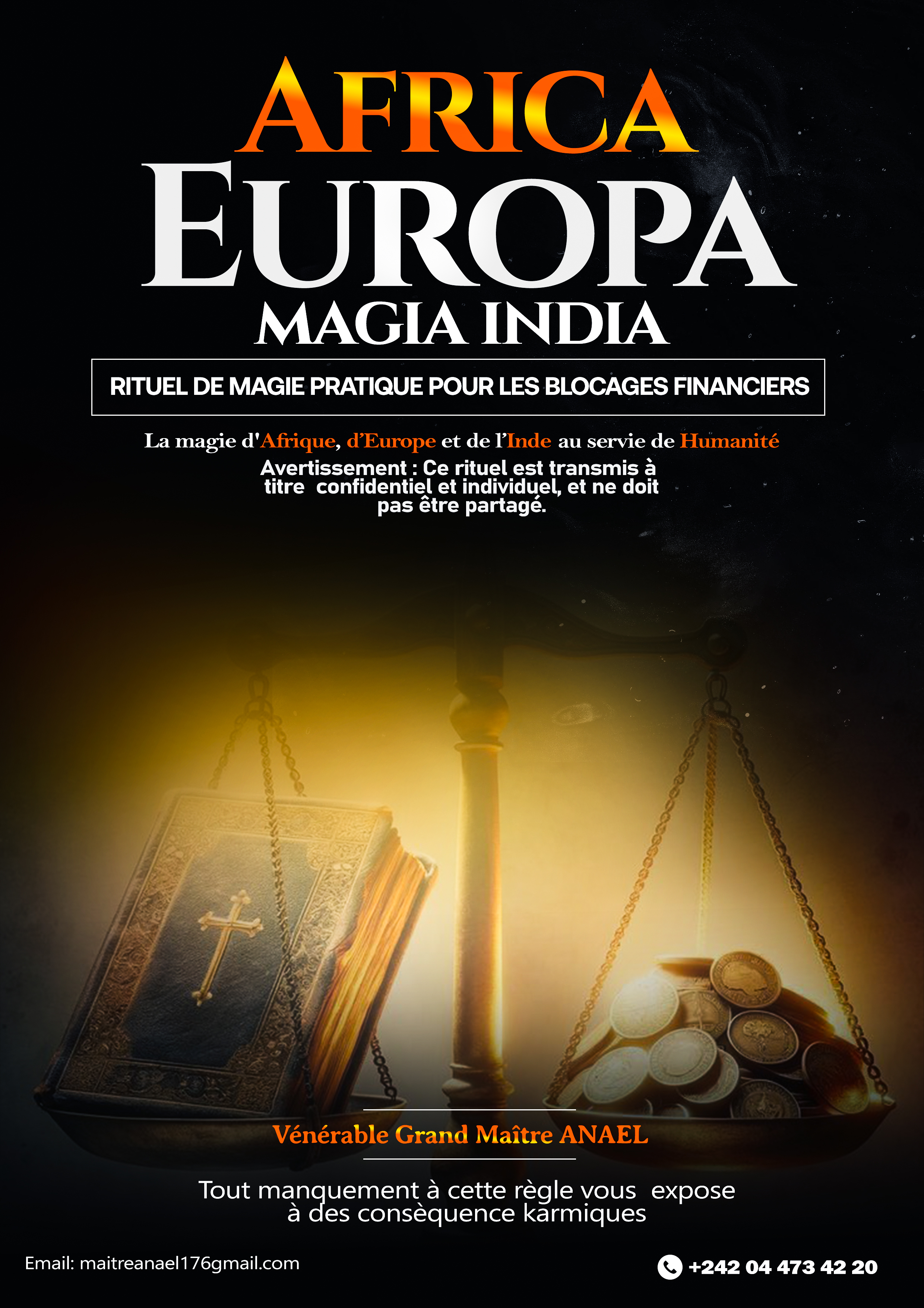 Rituel de magie pour blocages financiers