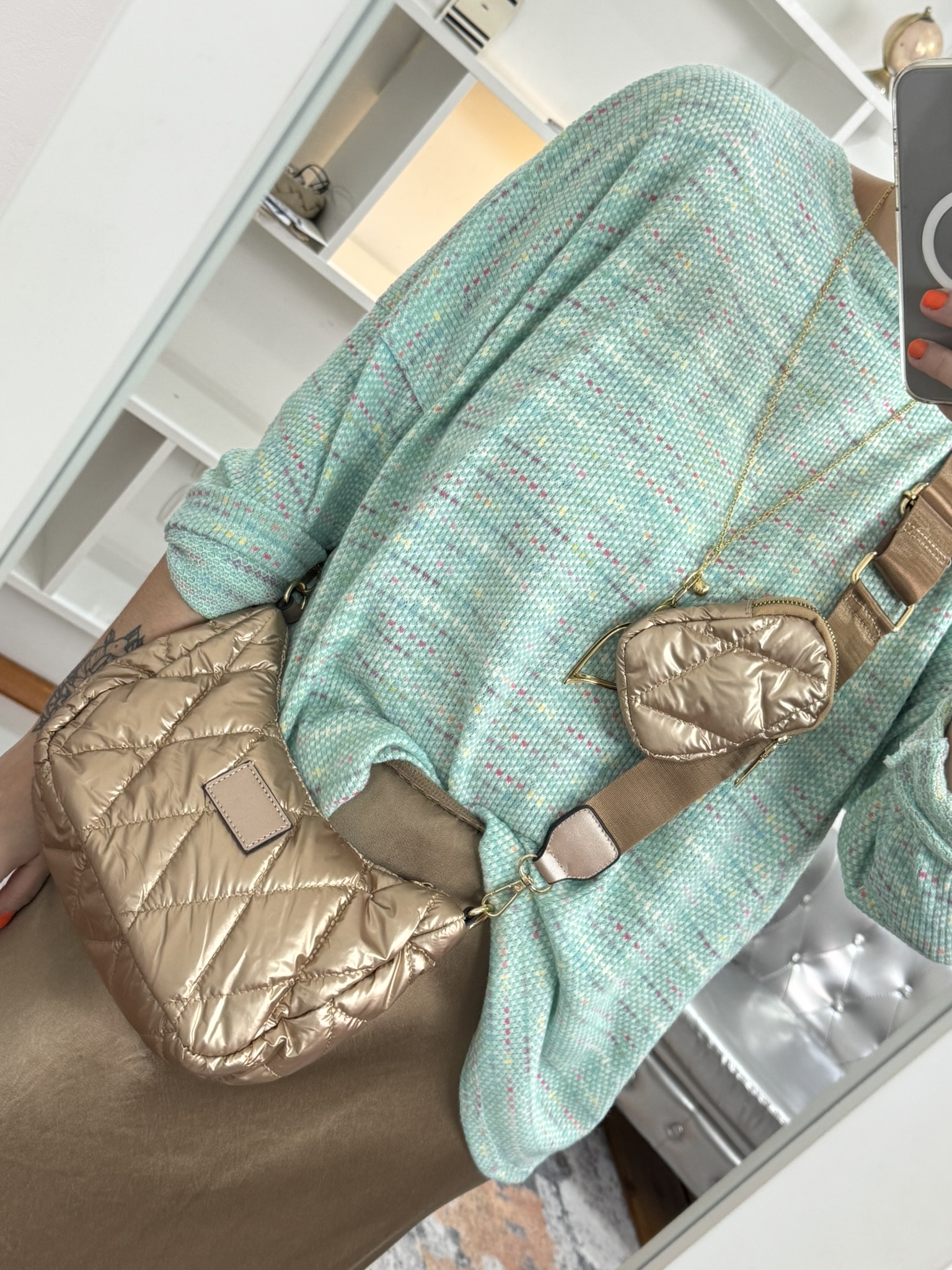 Bolso acolchado