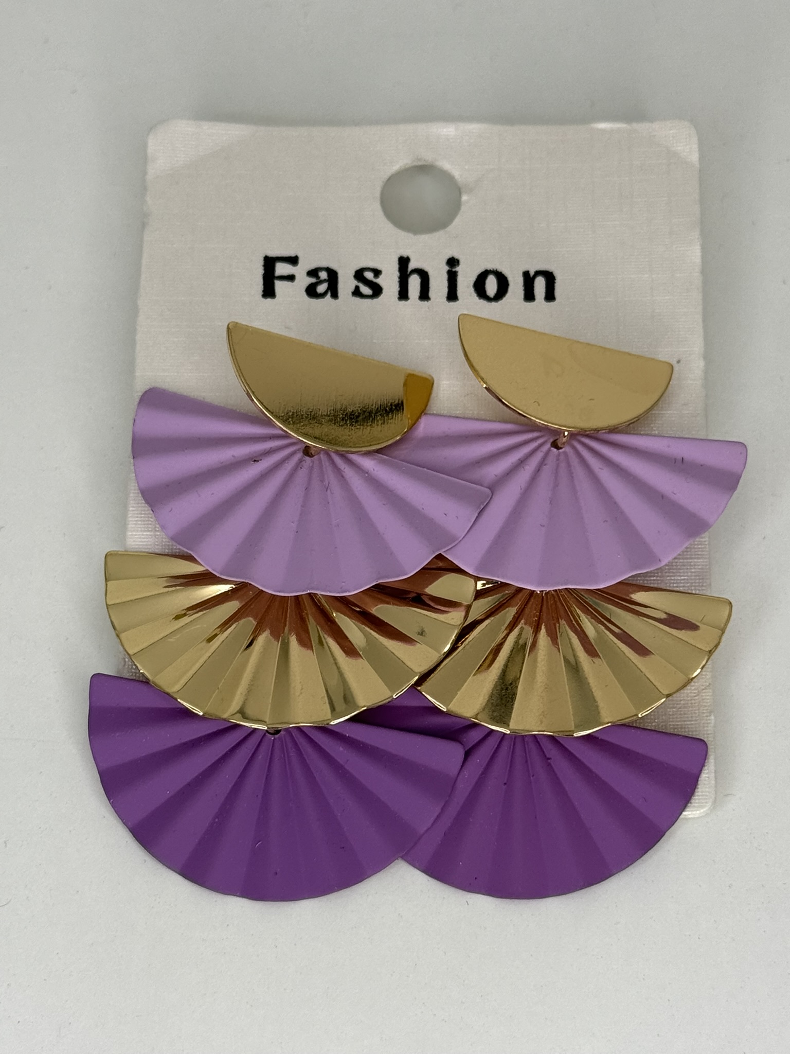 Pendientes abanicos
