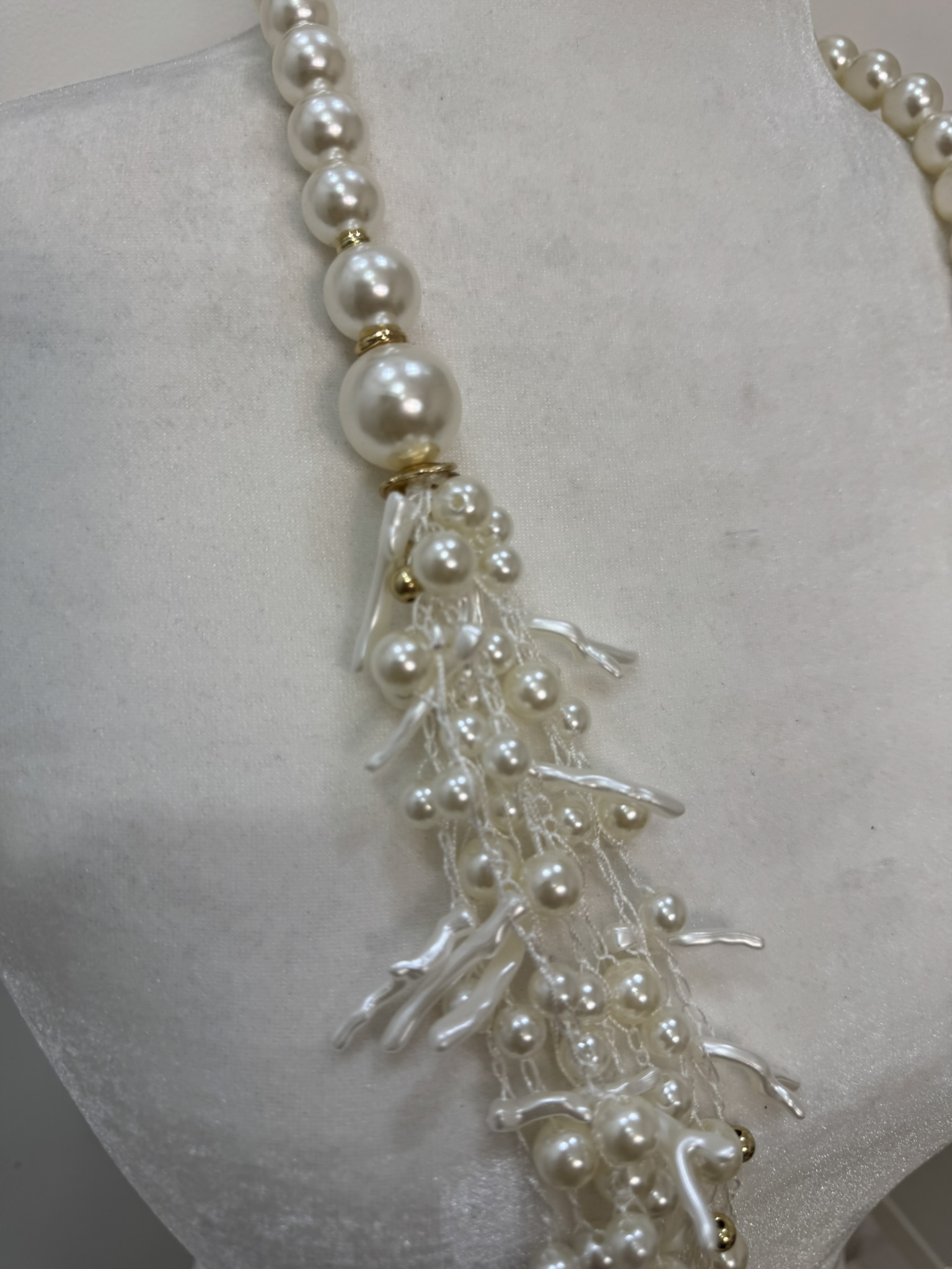 Colar perlas extra largo