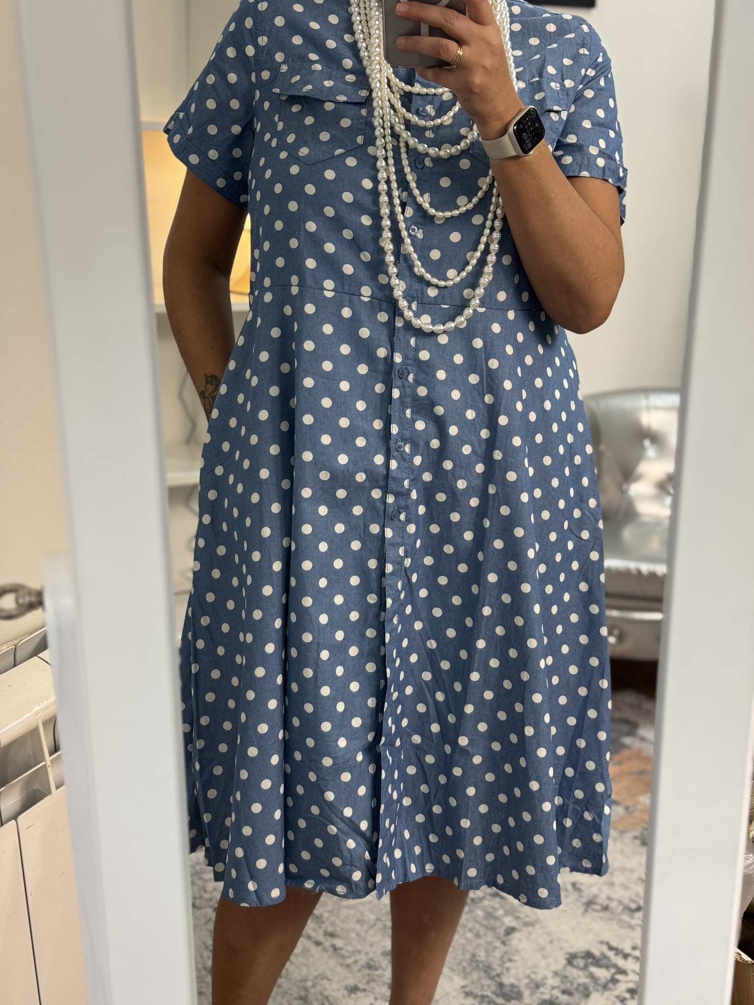 Vestido lunares