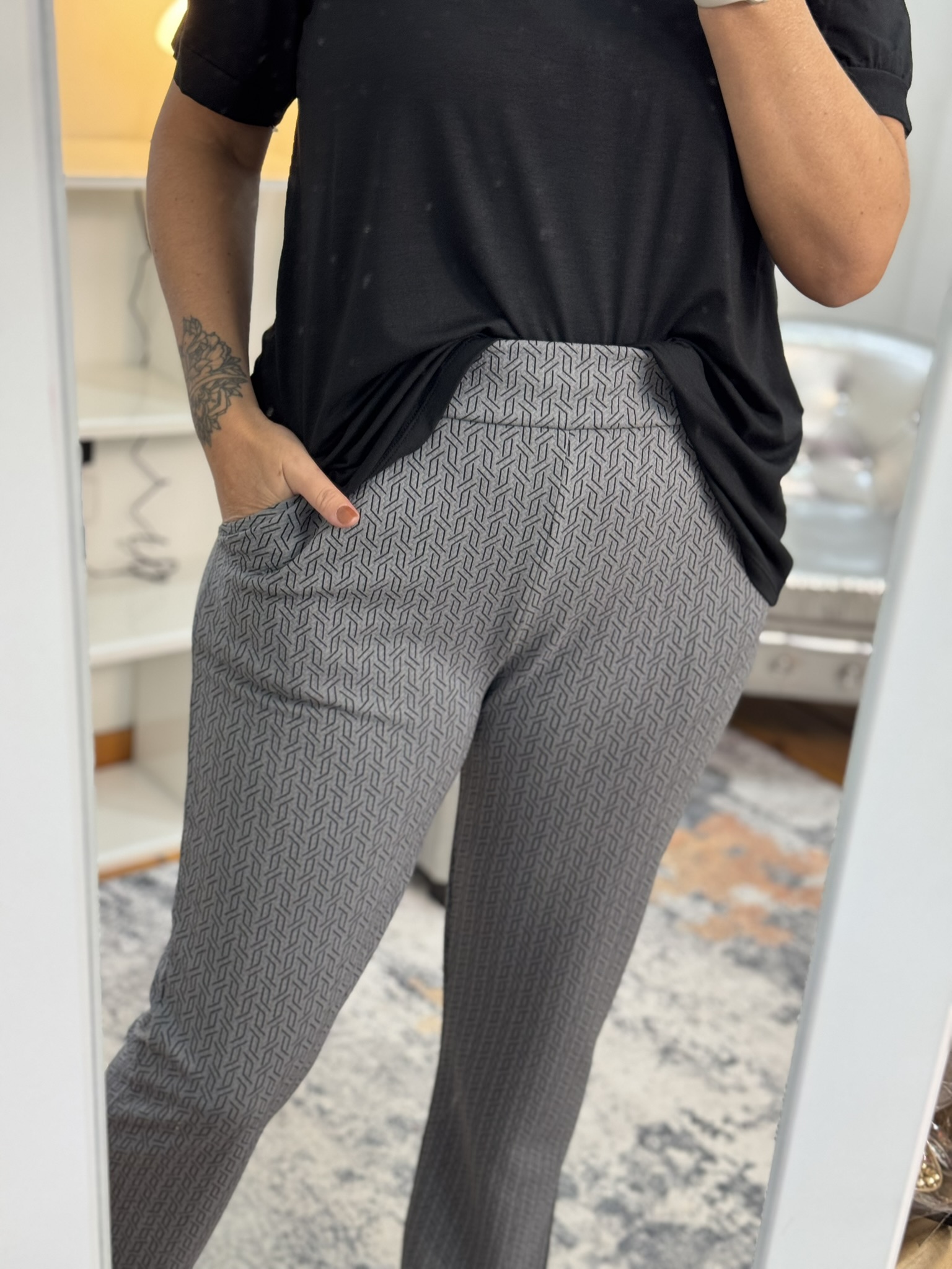 Legging geometrico